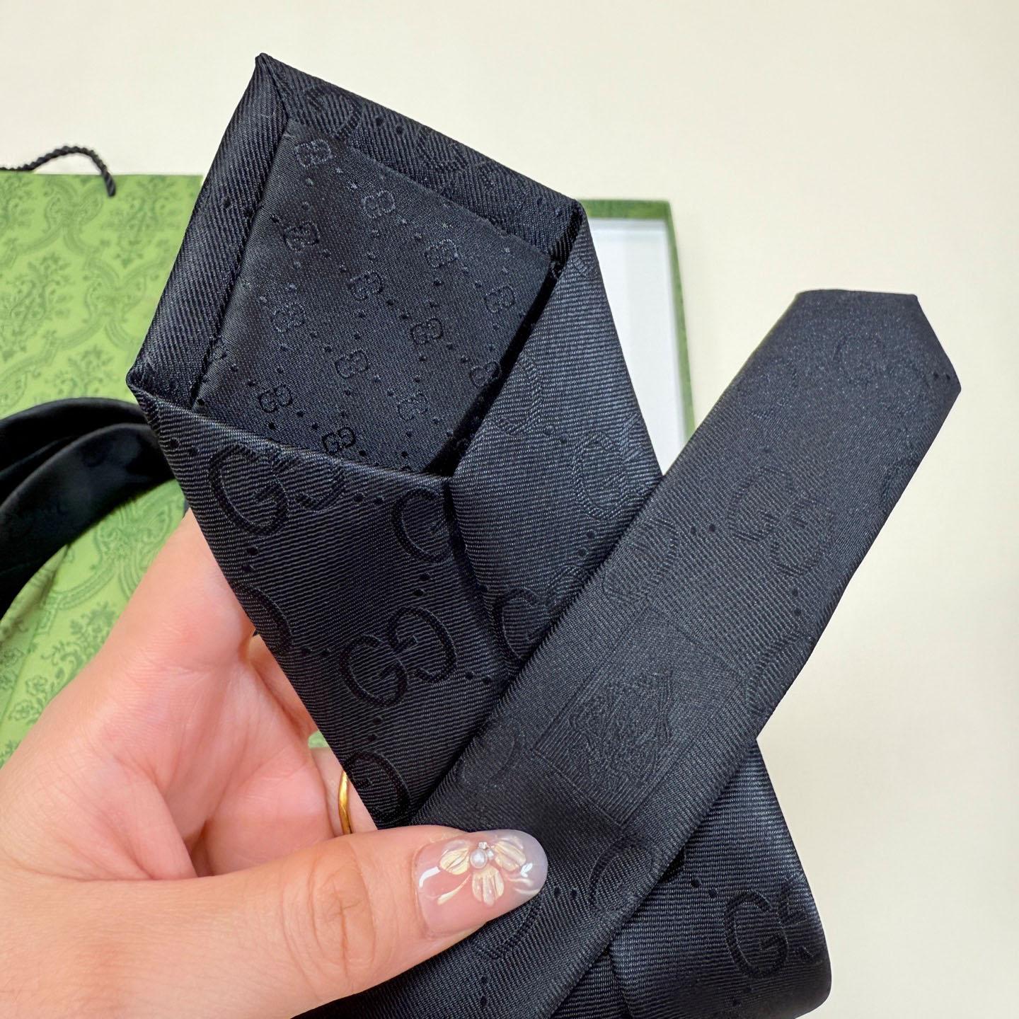 Gucci GG Silk Cotton Tie - DesignerGu