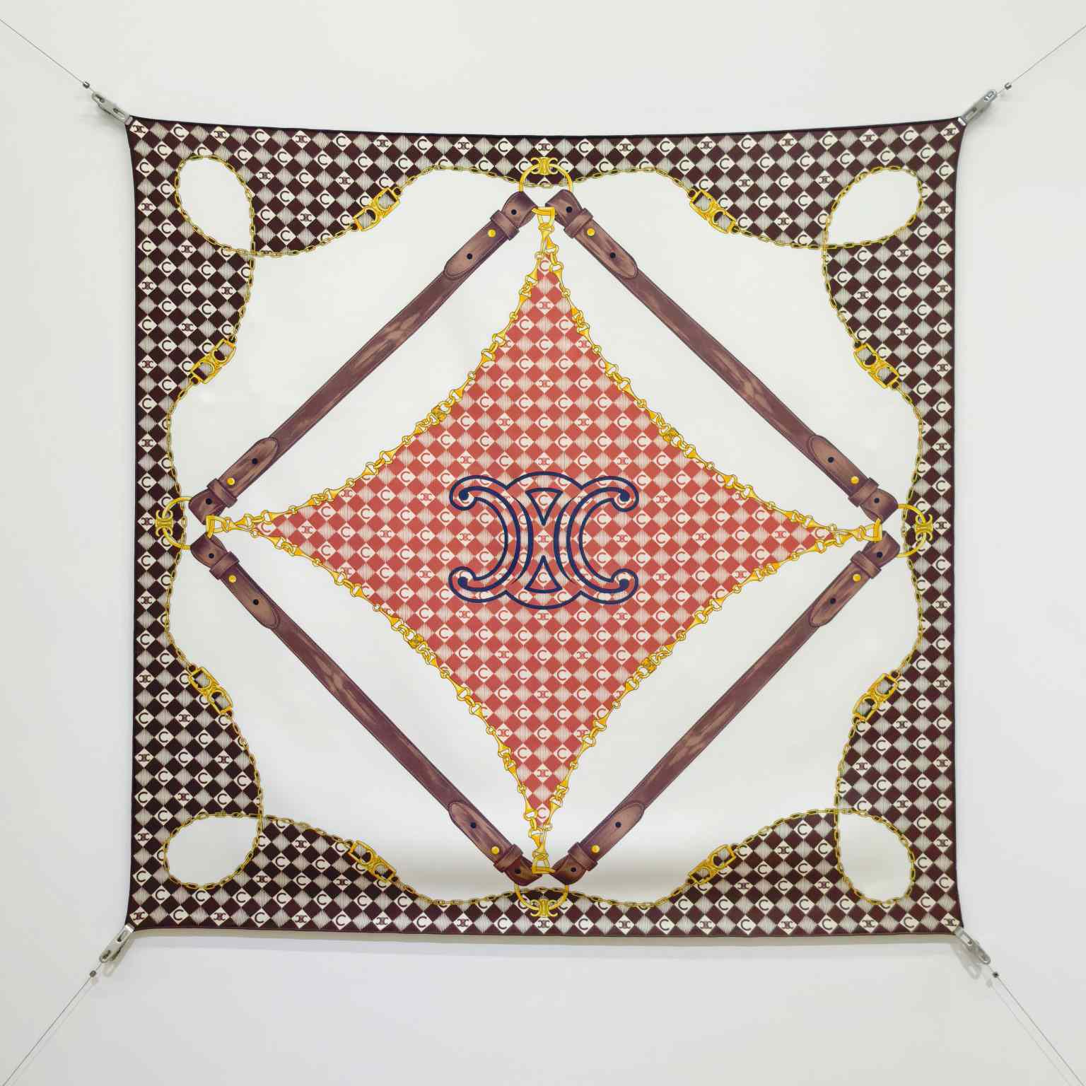 Celine  Bandana In Silk Twill - DesignerGu