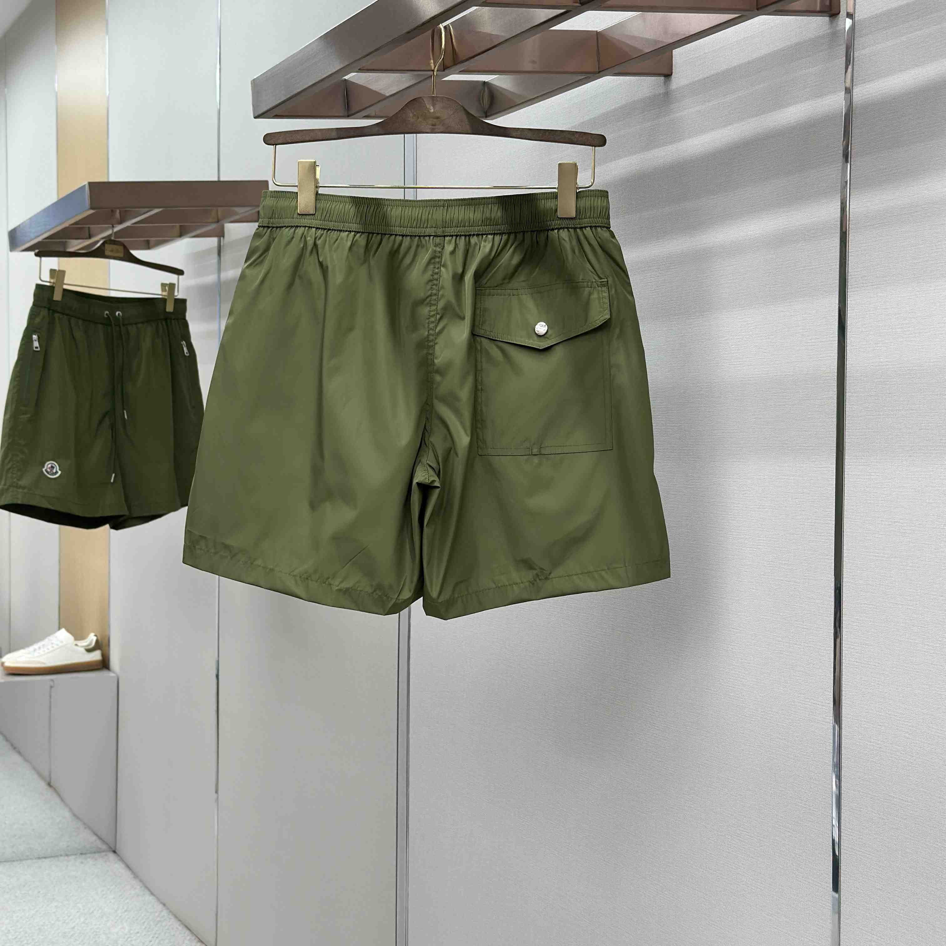 Moncler Logo-Patch Swim Shorts - DesignerGu