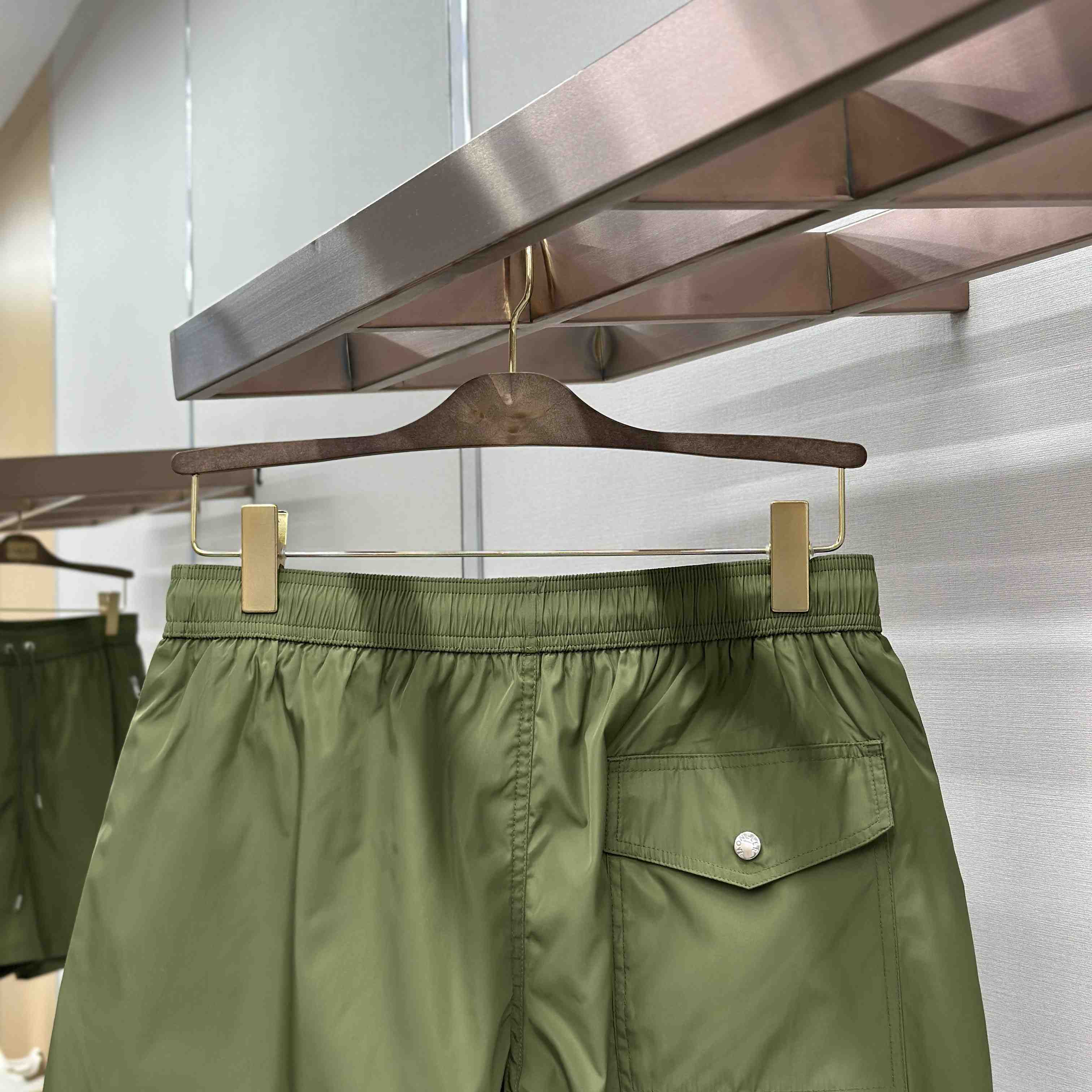 Moncler Logo-Patch Swim Shorts - DesignerGu