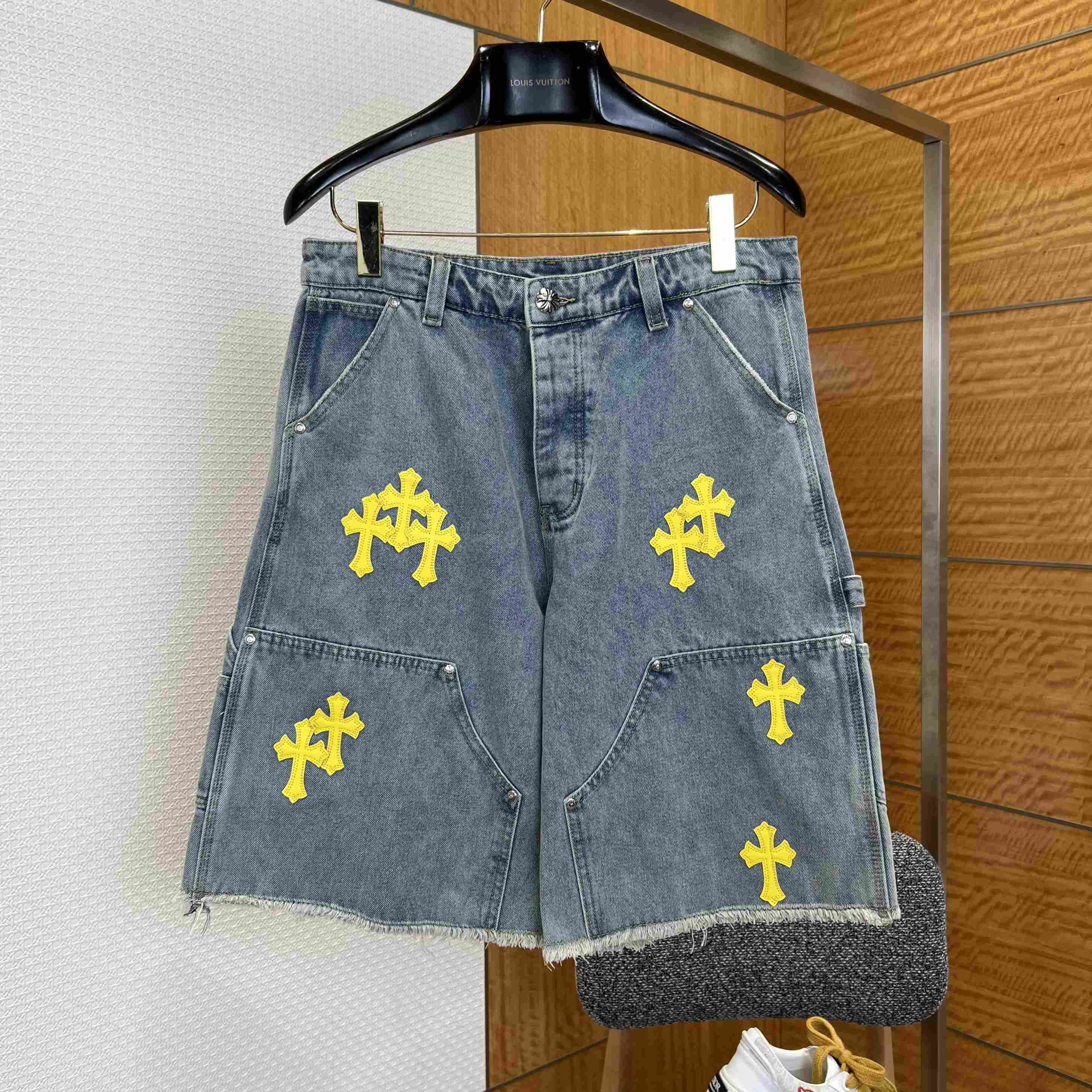 Chrome Hearts Denim Shorts - DesignerGu