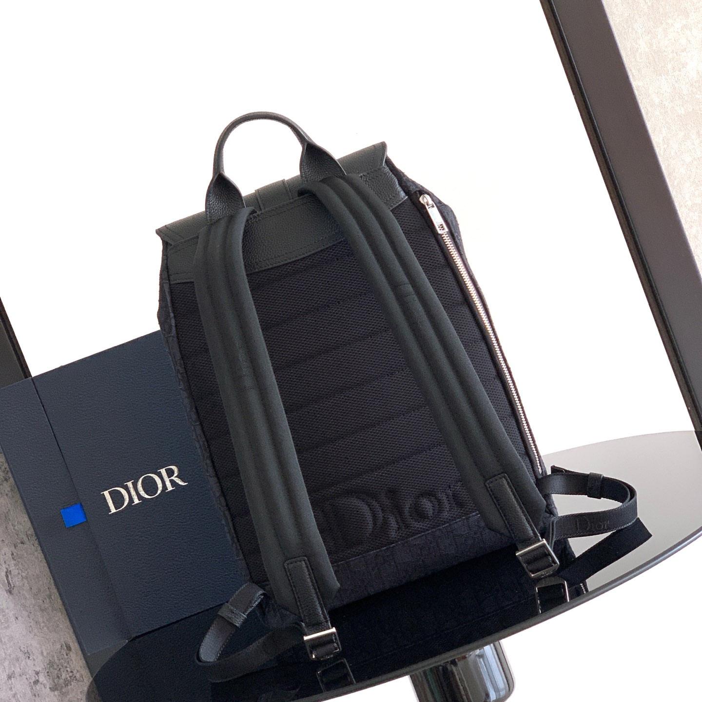 Dior Saddle Heritage Backpack With Flap - DesignerGu