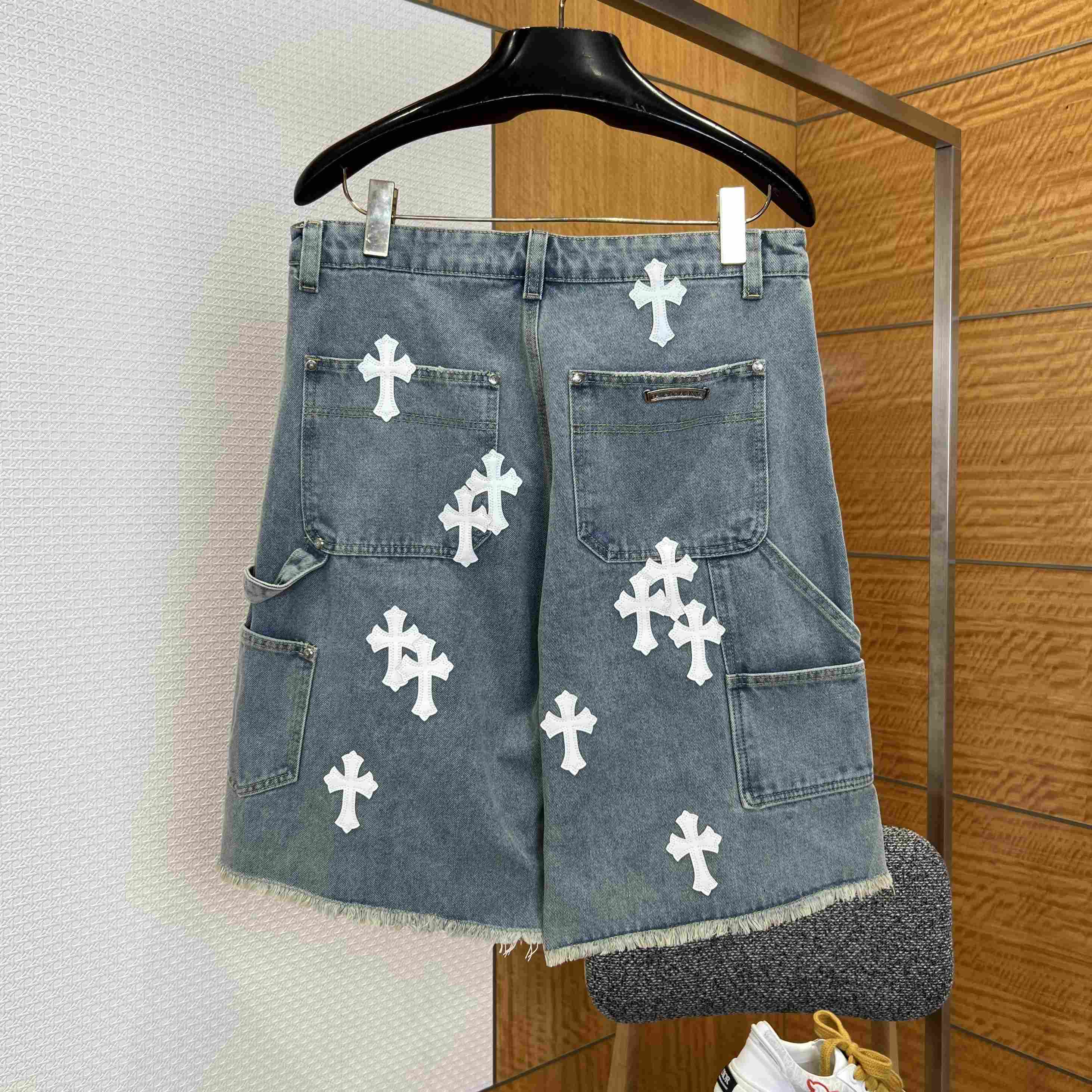Chrome Hearts Denim Shorts - DesignerGu
