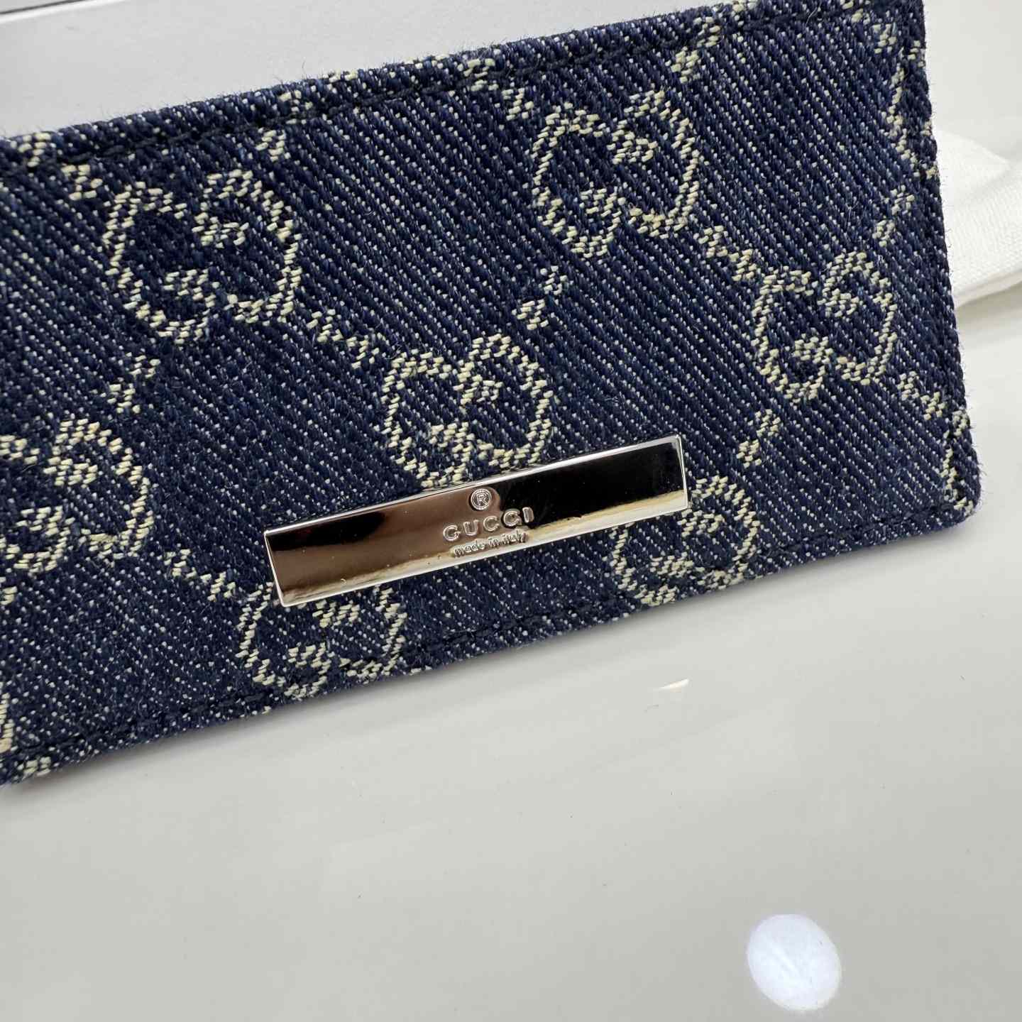 Gucci Card case With Gucci Plaque - DesignerGu