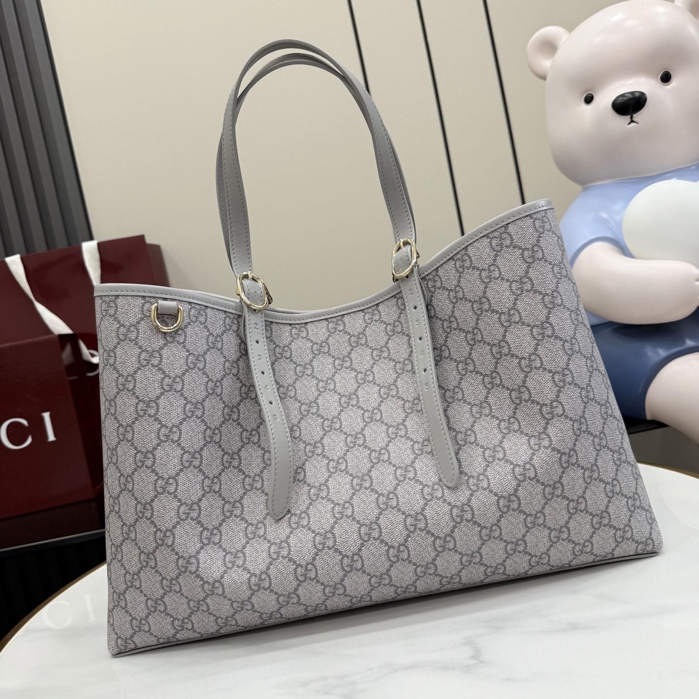 Gucci GG Emblem Large Tote Bag 815213 - DesignerGu