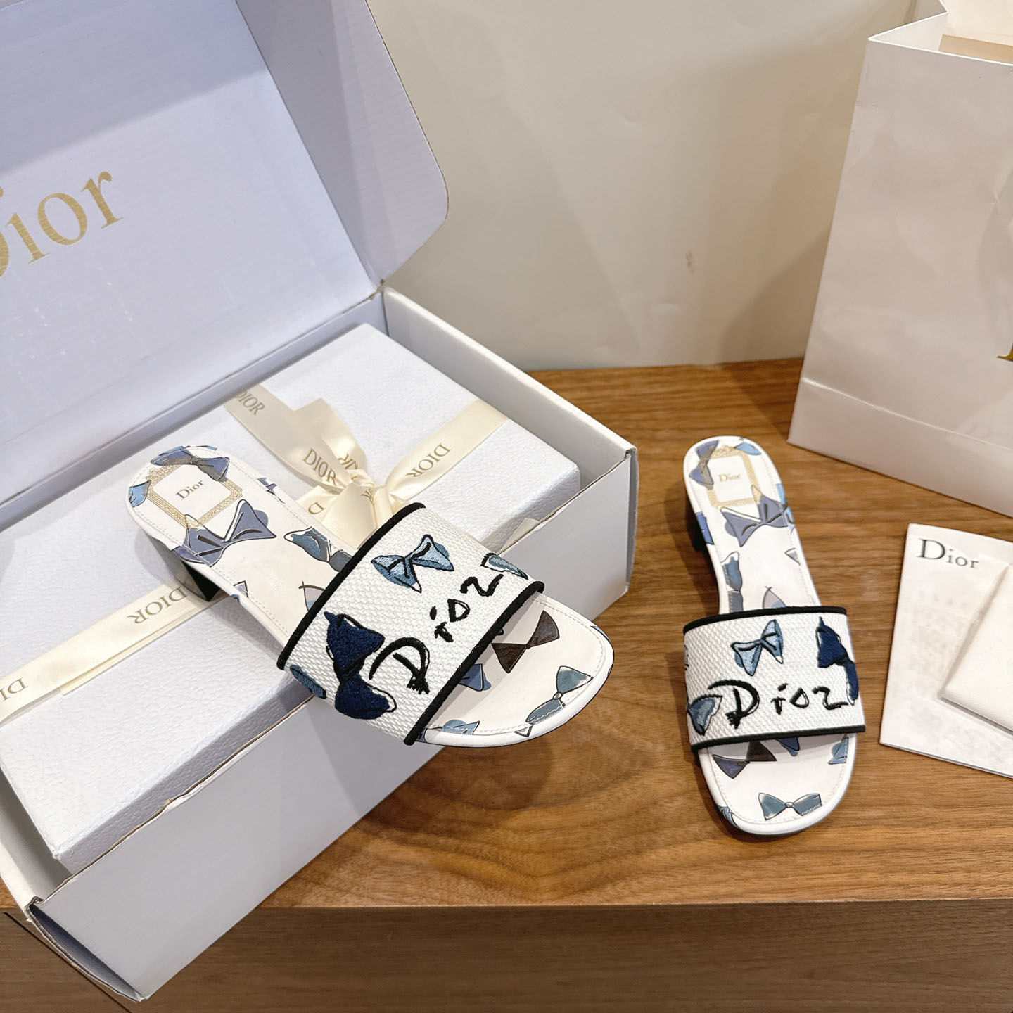 Dior Dioriviera Dway Heeled Slide - DesignerGu