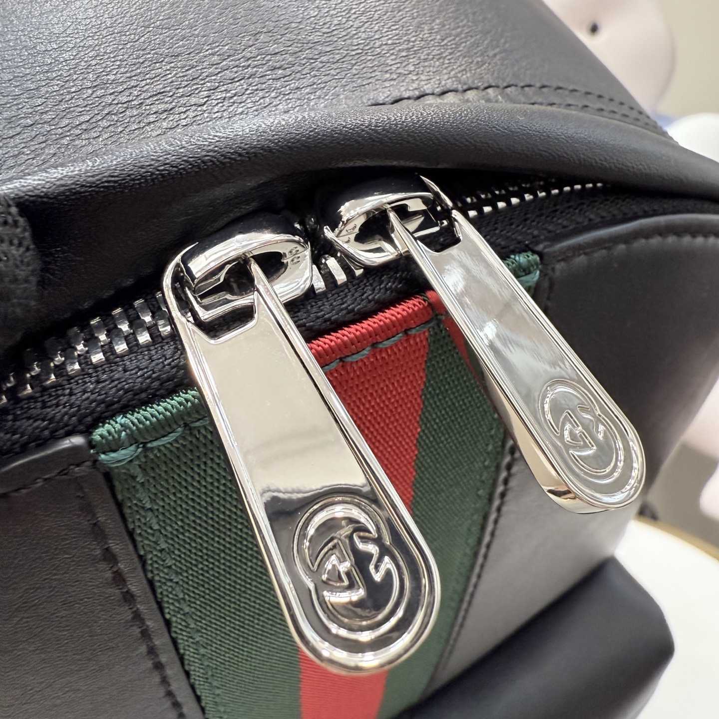 Gucci Web Trademark Large Backpack - DesignerGu