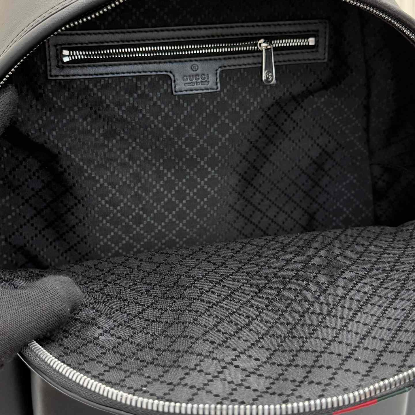Gucci Web Trademark Large Backpack - DesignerGu