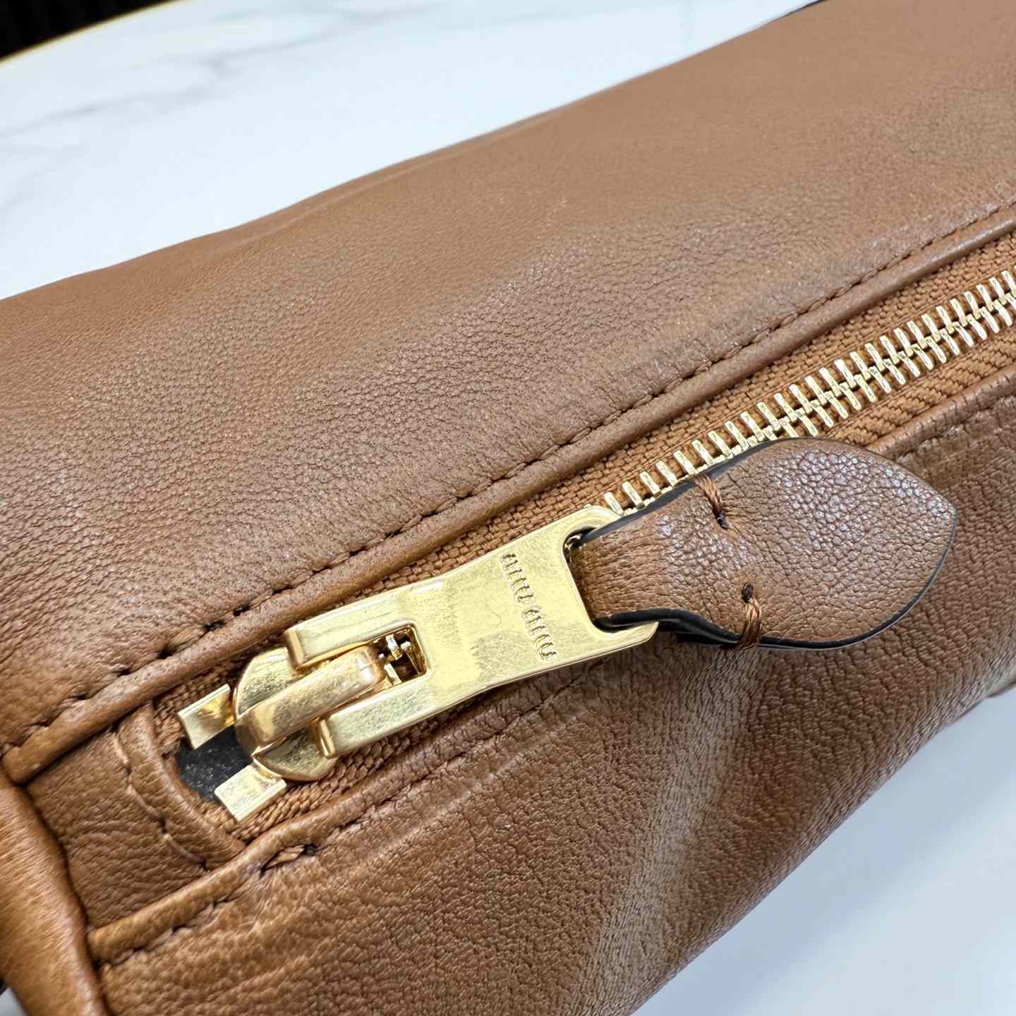 Miu Miu Nappa Leather Pouch - DesignerGu