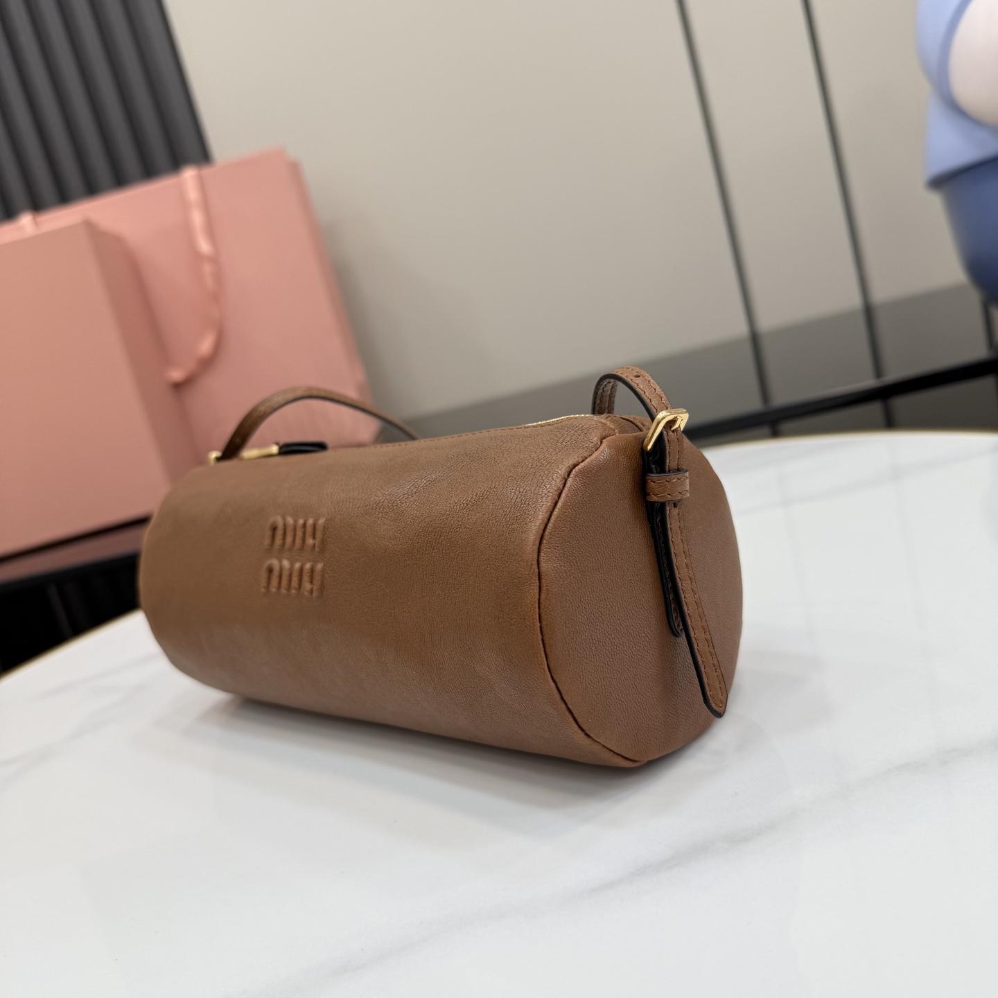 Miu Miu Nappa Leather Pouch - DesignerGu
