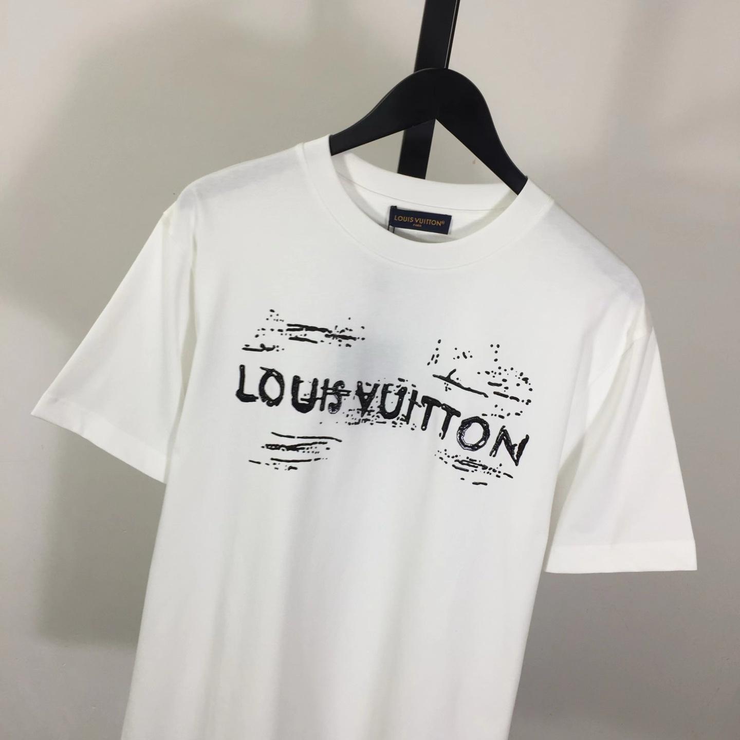 Louis Vuitton Cotton T-Shirt    - DesignerGu