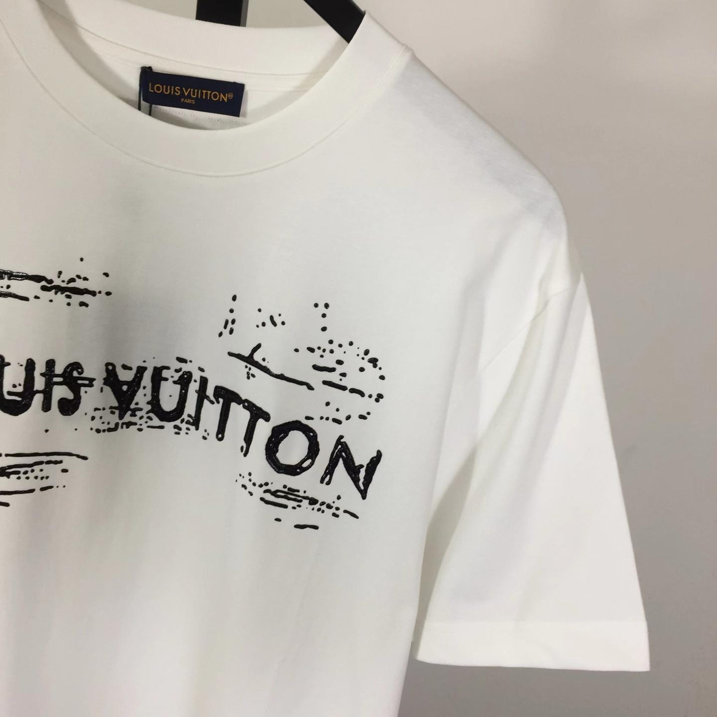 Louis Vuitton Cotton T-Shirt    - DesignerGu