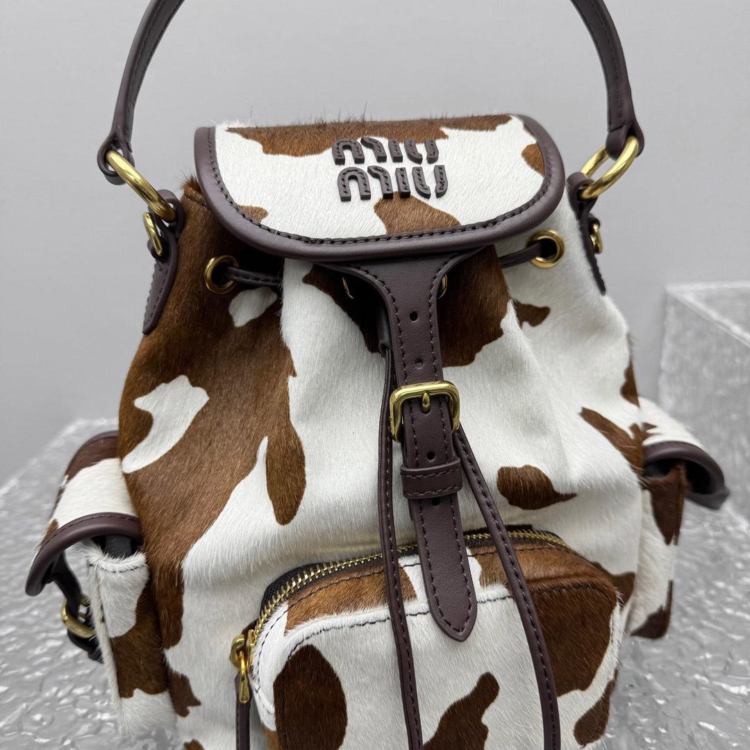 Miu Miu  Calf Hair Backpack - DesignerGu