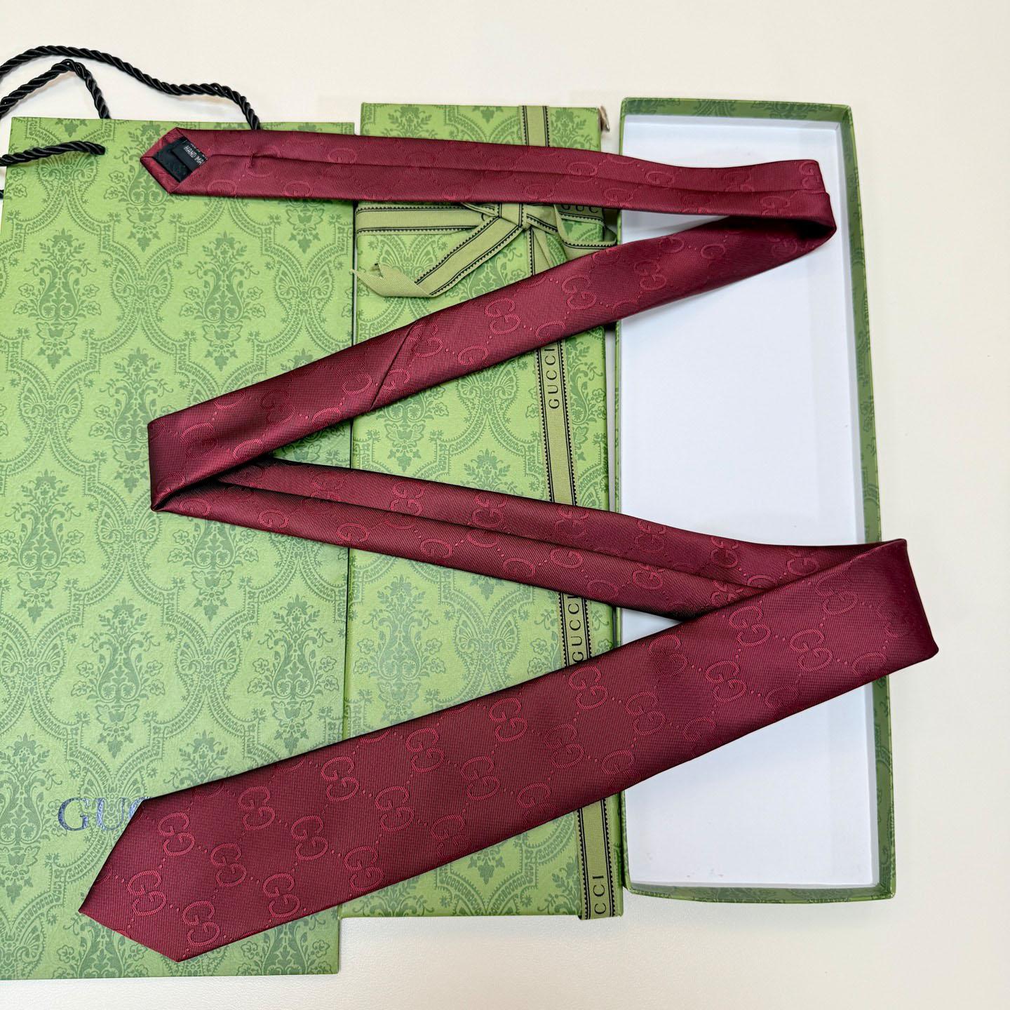 Gucci GG Silk Cotton Tie - DesignerGu