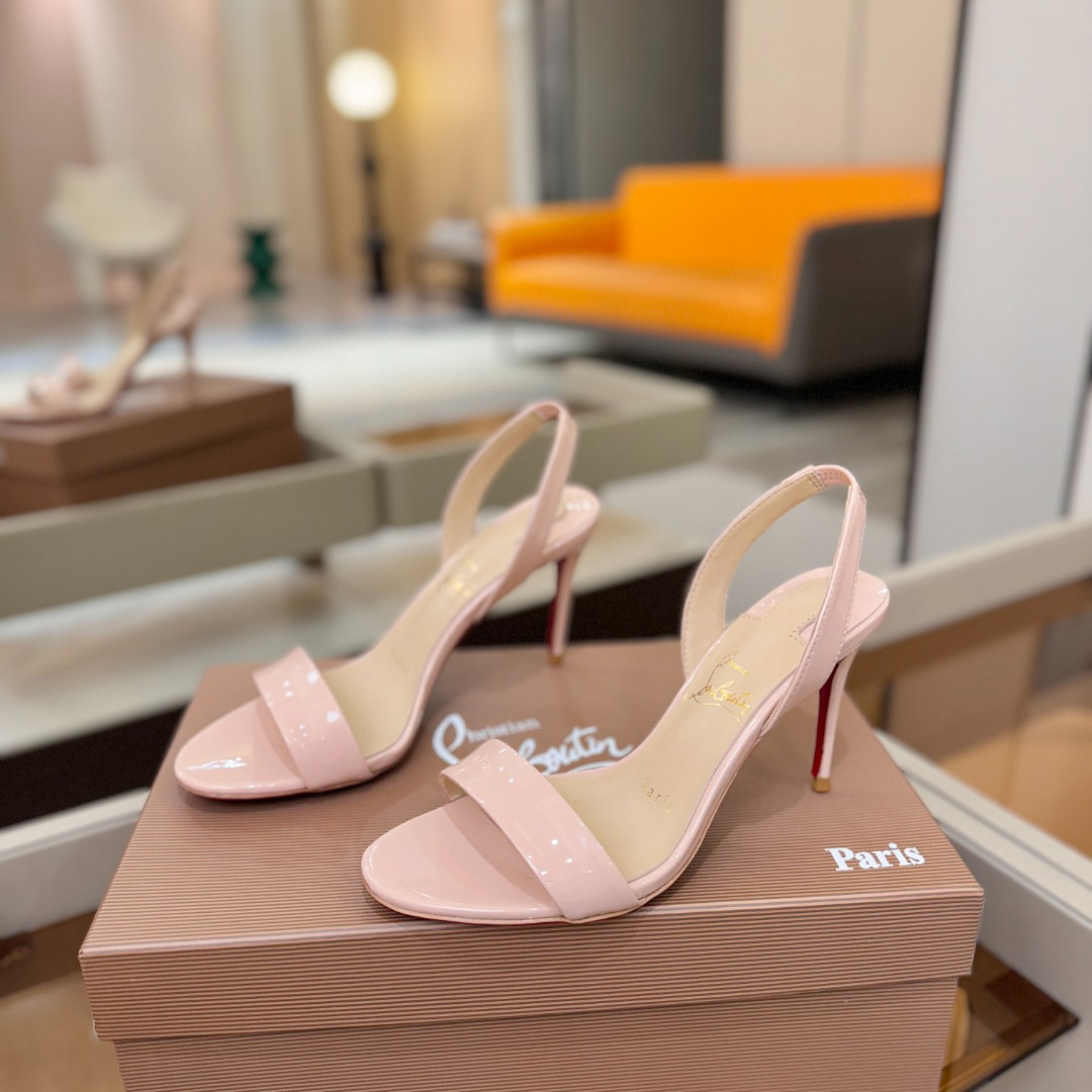 Christian Louboutin Marilyn Leather Sandals - DesignerGu
