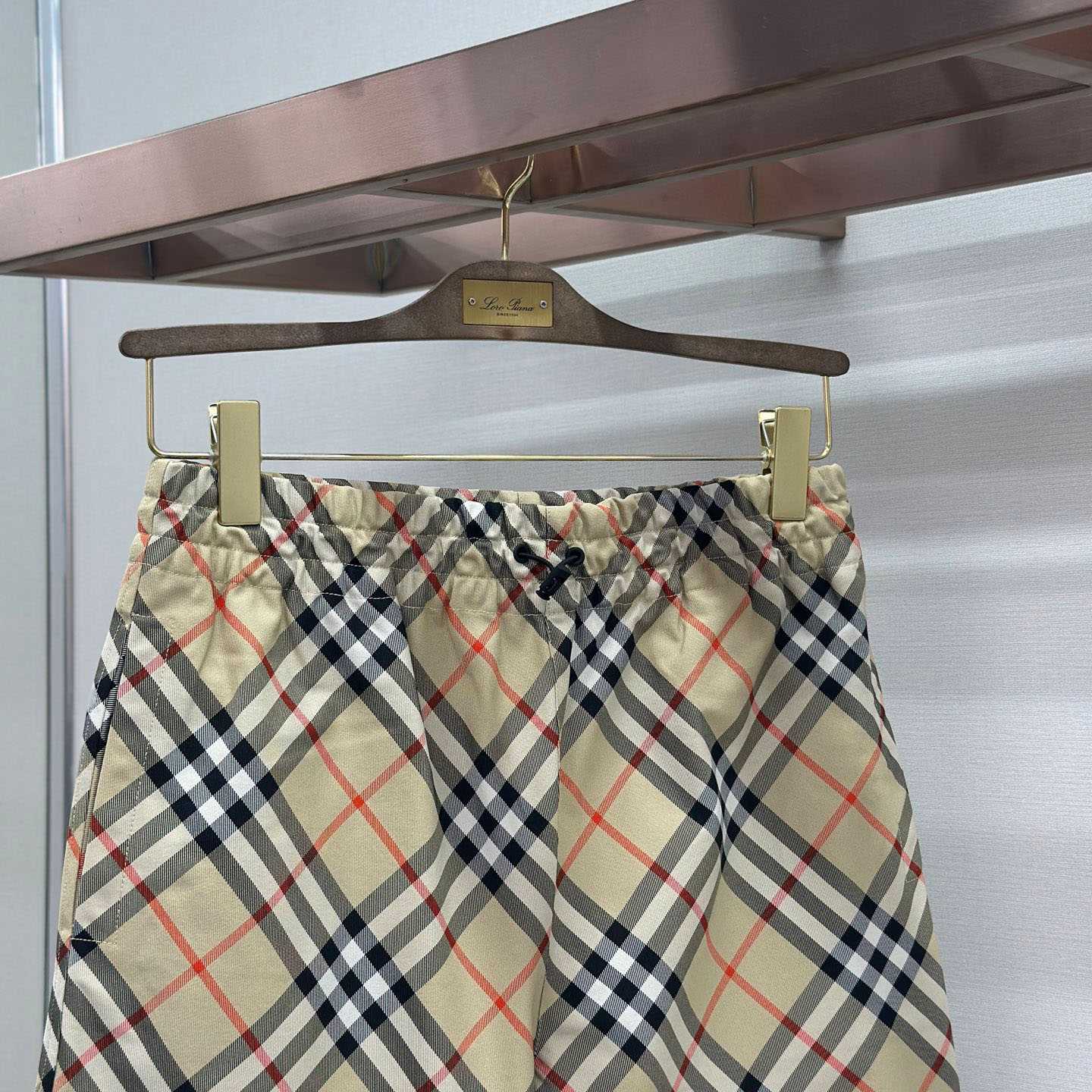 Burberry Check Shorts 'Sand' - DesignerGu
