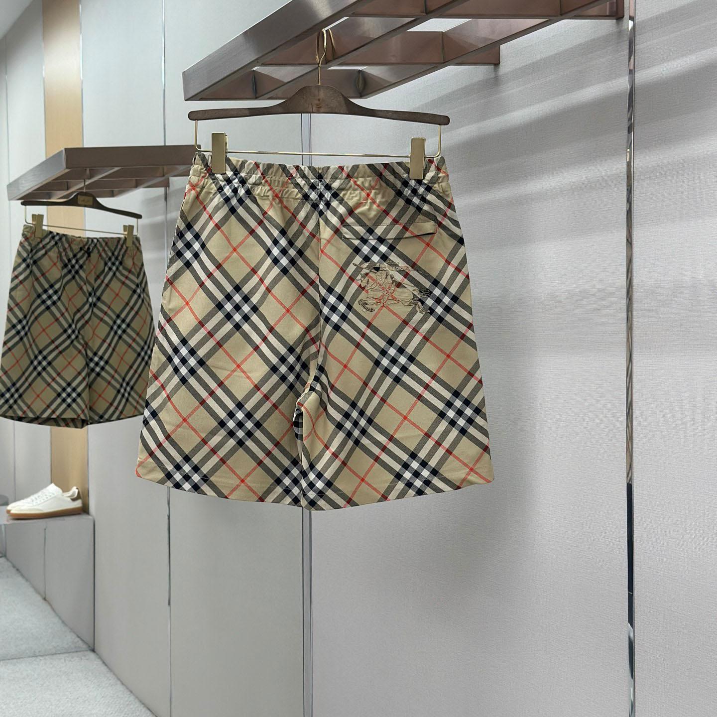 Burberry Check Shorts 'Sand' - DesignerGu