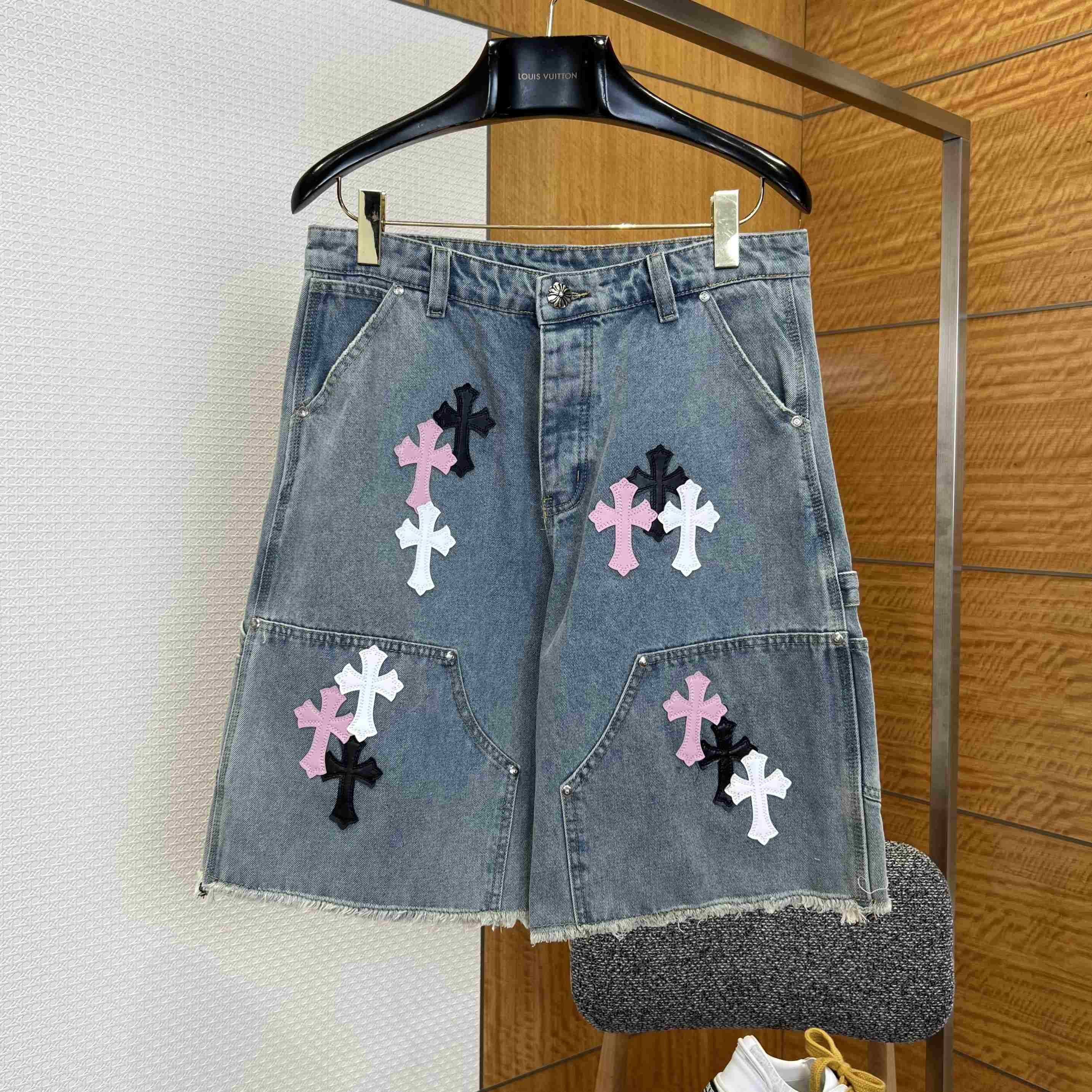 Chrome Hearts Denim Shorts - DesignerGu