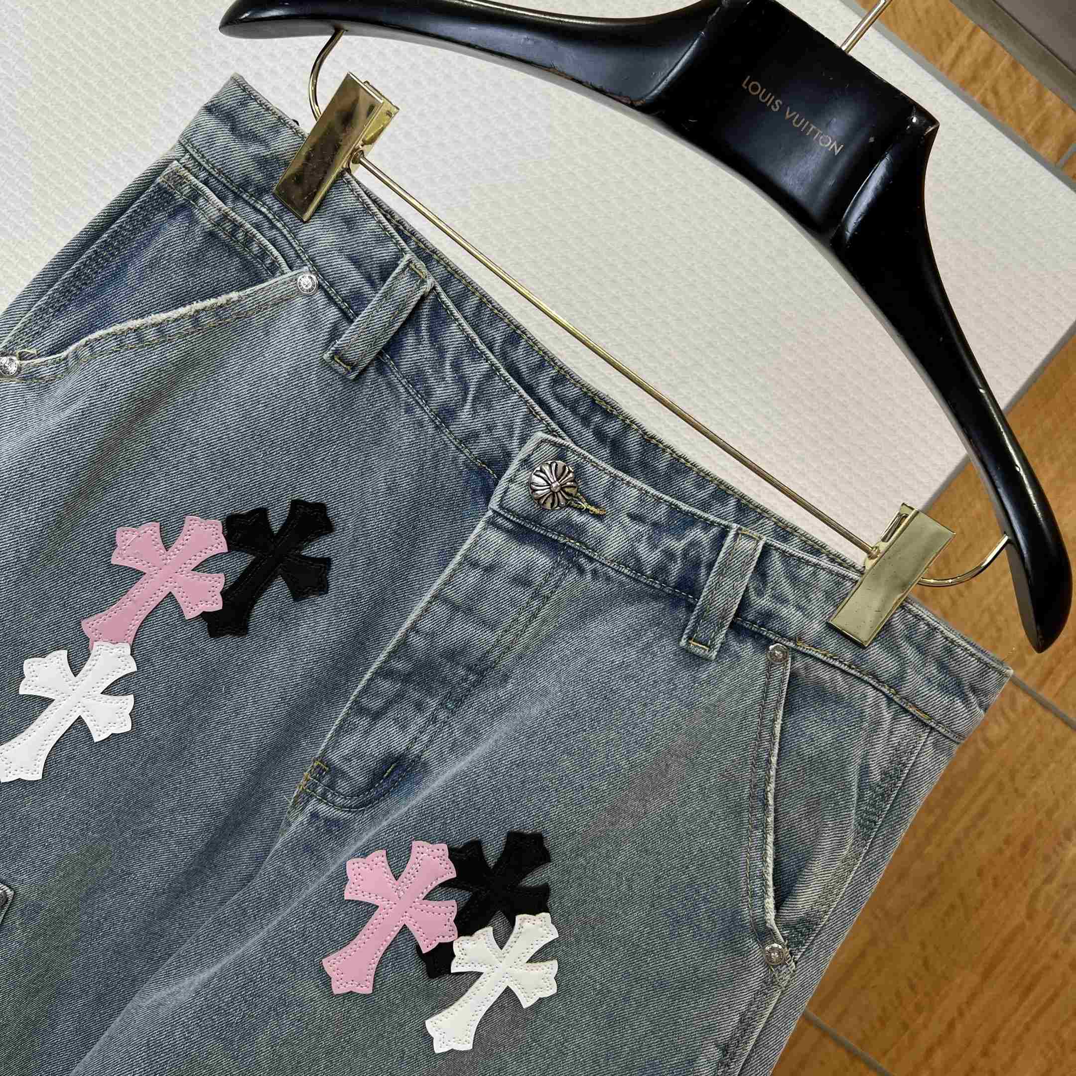 Chrome Hearts Denim Shorts - DesignerGu