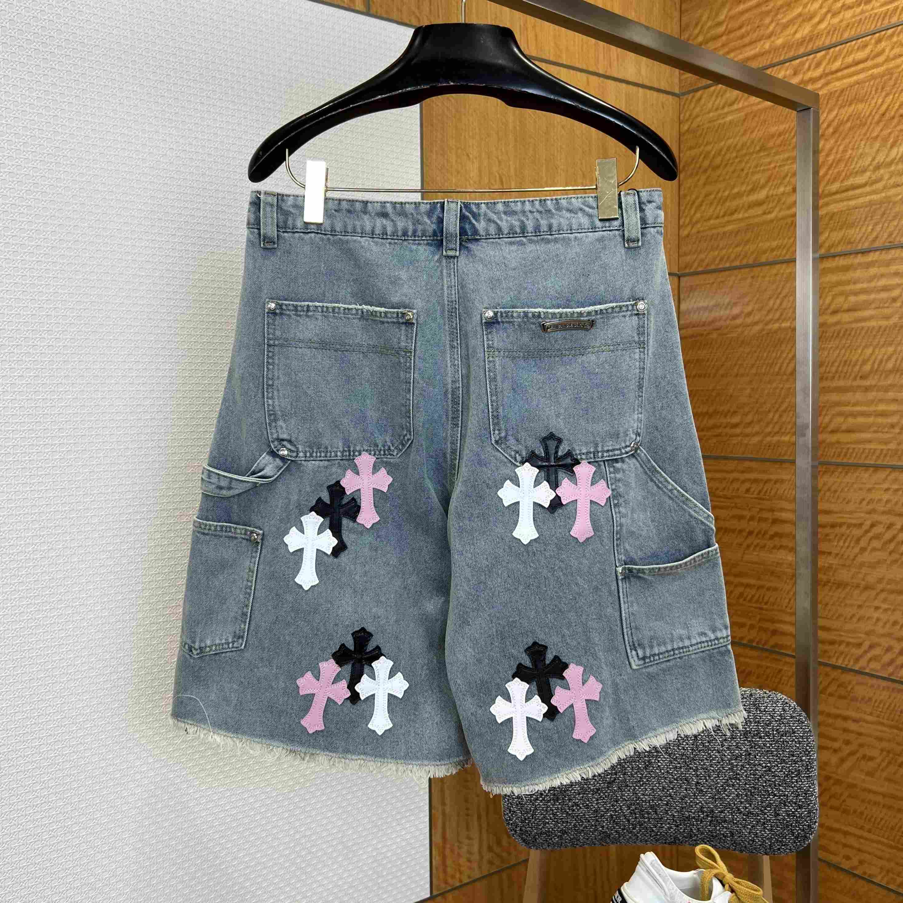 Chrome Hearts Denim Shorts - DesignerGu