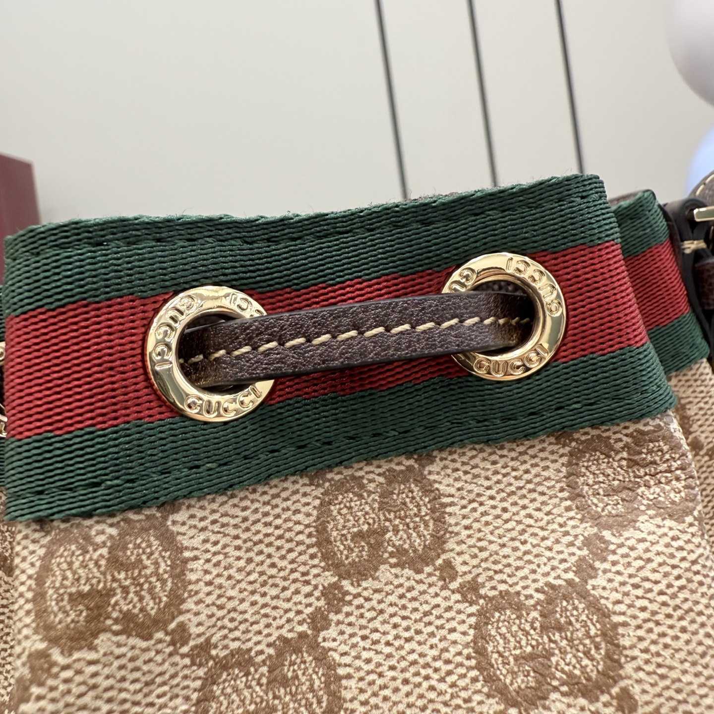 Gucci Mini Bucket Bag With Web - DesignerGu