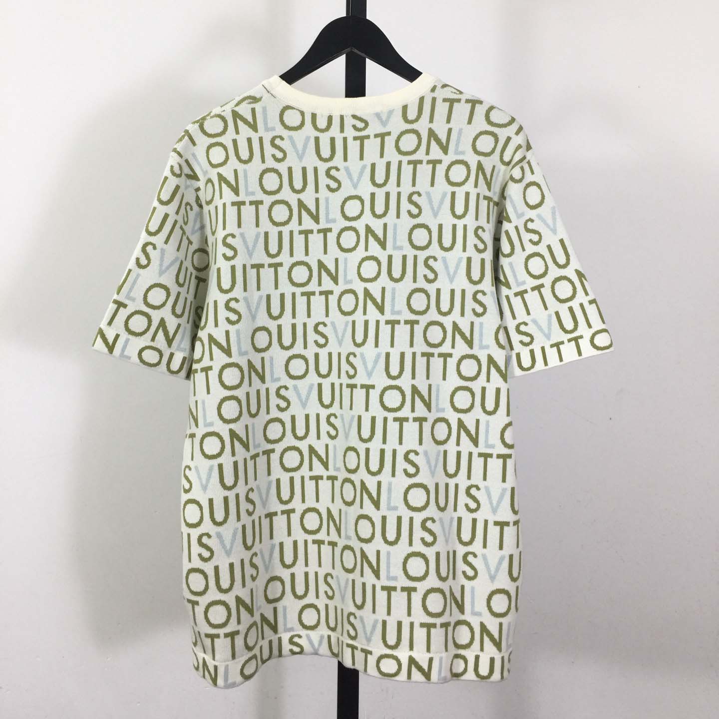 Louis Vuitton Jacquard Signature Short-Sleeved Crewneck   1AJTX2 - DesignerGu