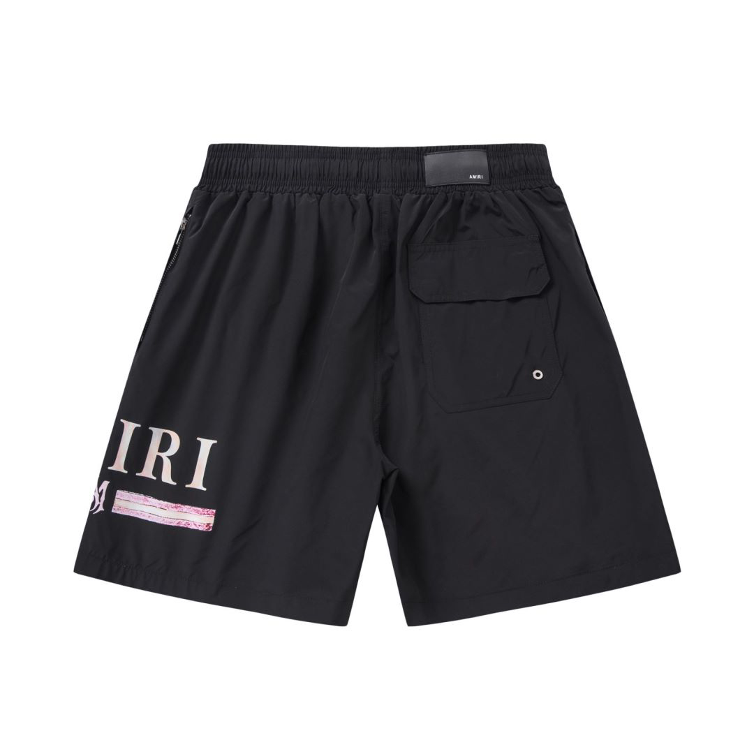 Amiri Watercolour Bar Sweat Shorts - DesignerGu