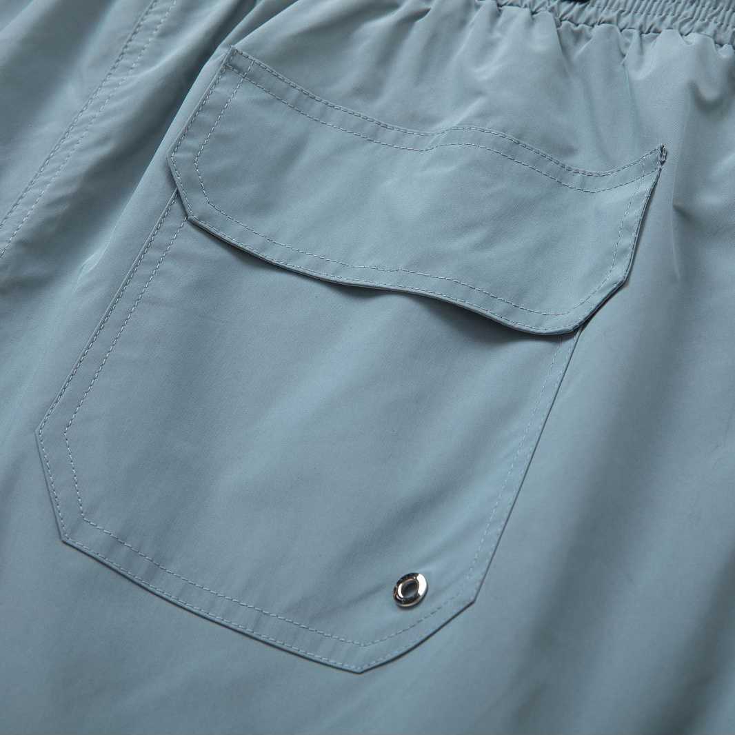 Amiri Core Logo Swim Shorts Dusty Blue - DesignerGu