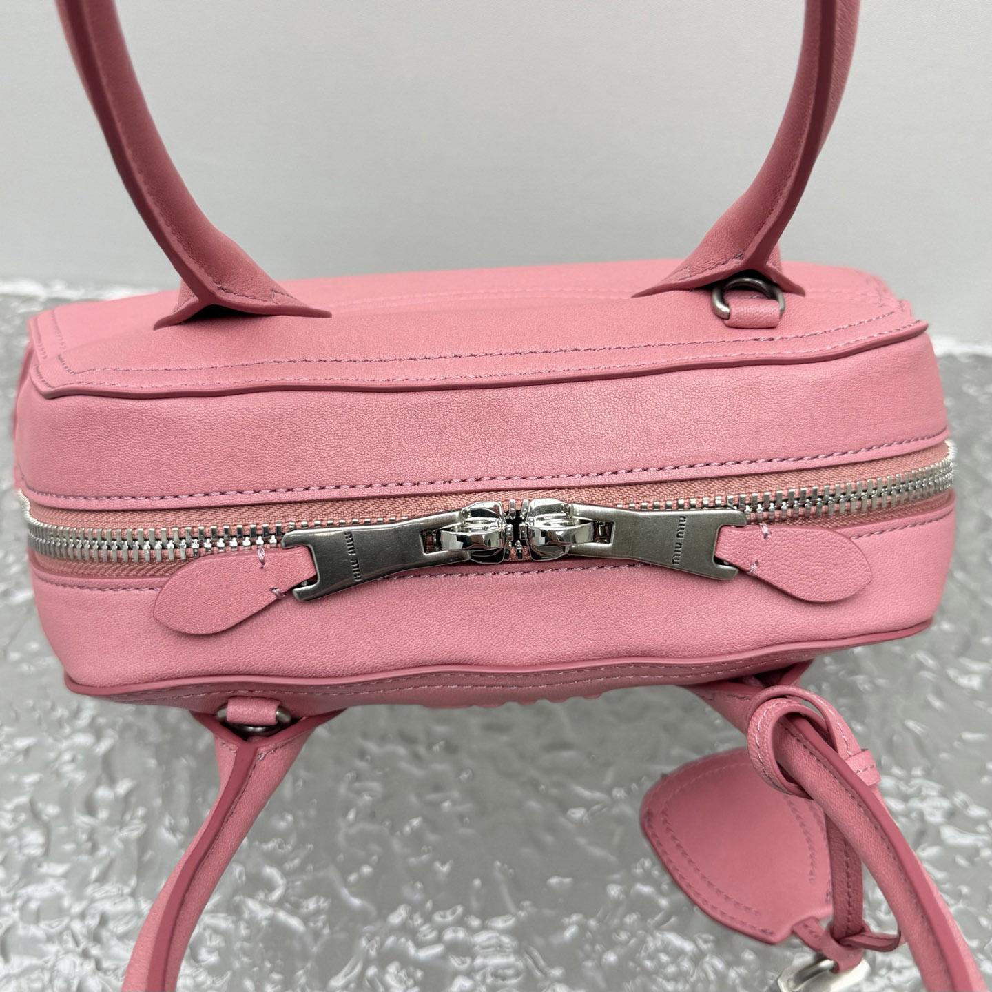 Miu Miu Vivant Nappa Leather Bag - DesignerGu