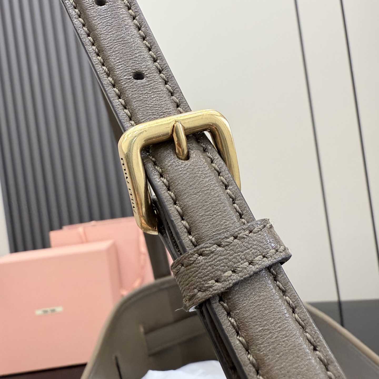 Miu Miu Aventure Nappa Leather Bucket Bag - DesignerGu