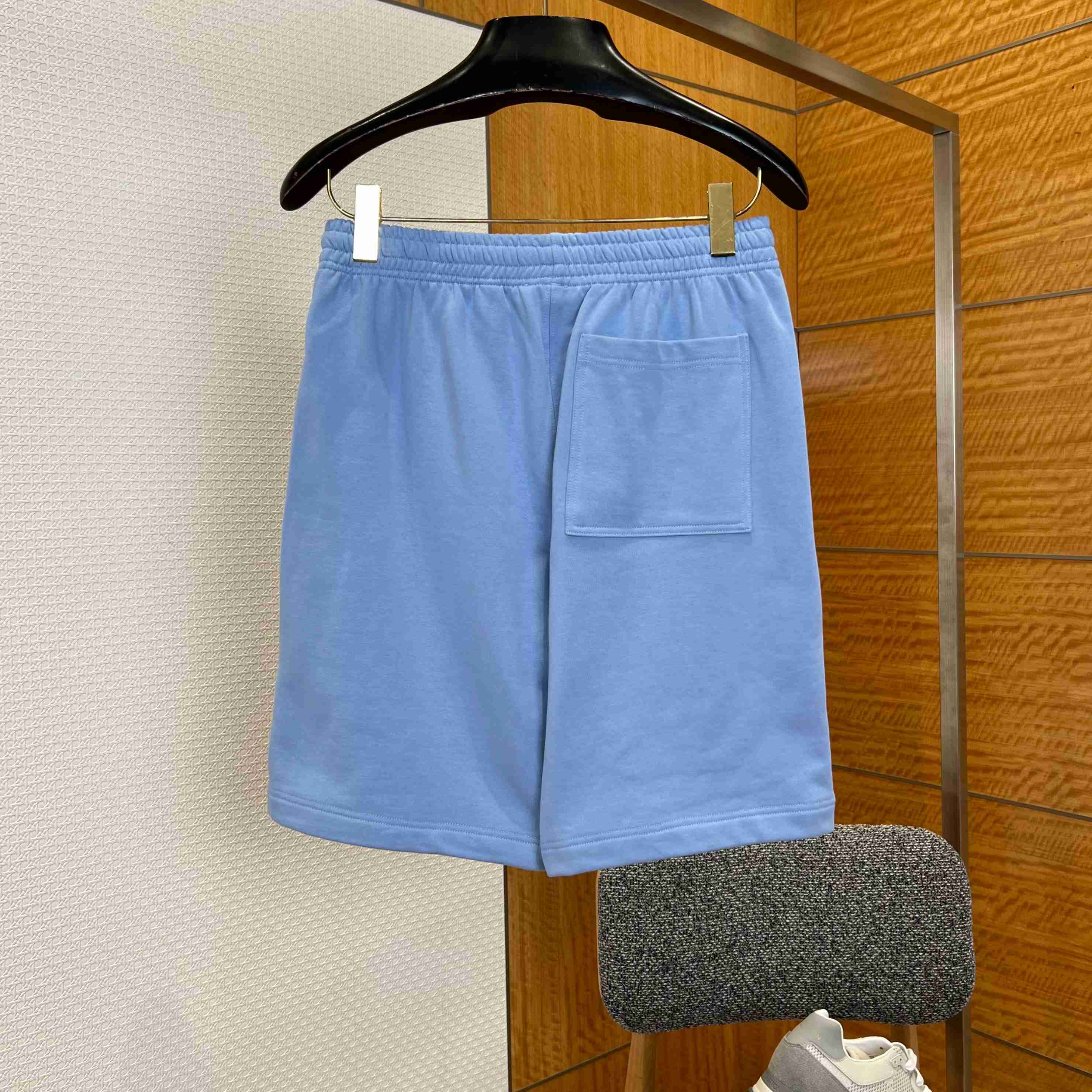 Burberry Knight Stamp Cotton Shorts - DesignerGu