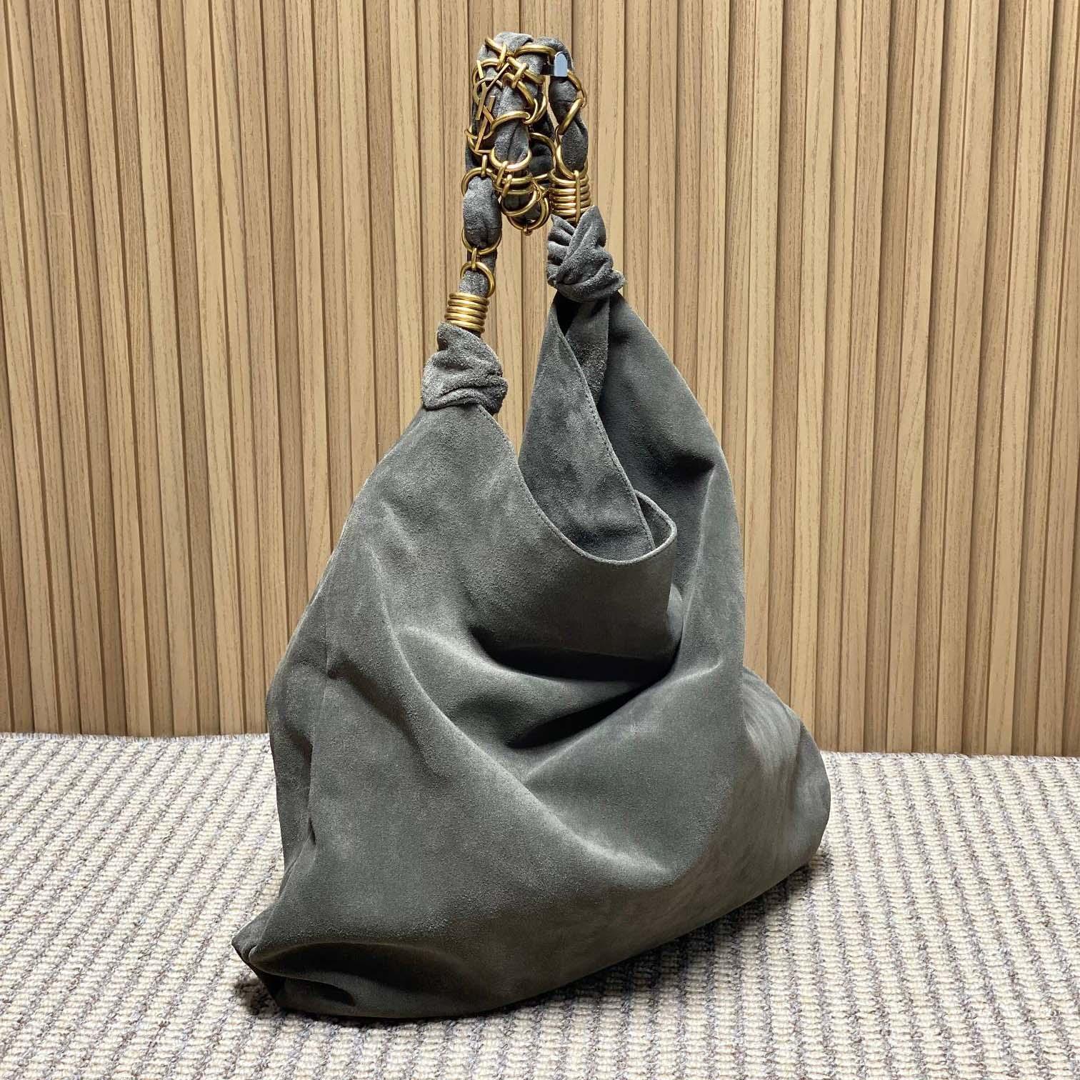 Saint Laurent AMALIA In Suede - DesignerGu
