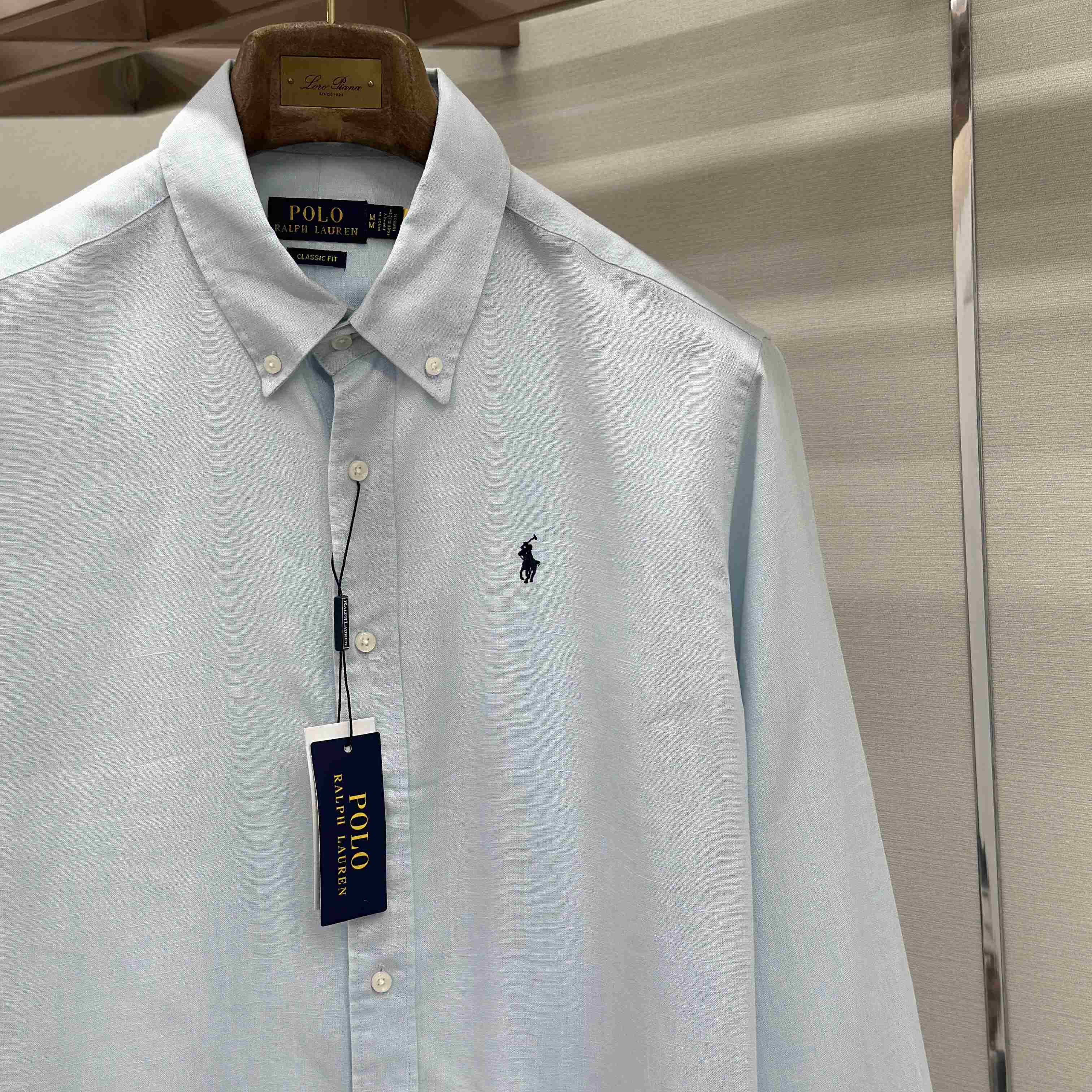  Ralph Lauren Classic Fit Linen Shirt - DesignerGu