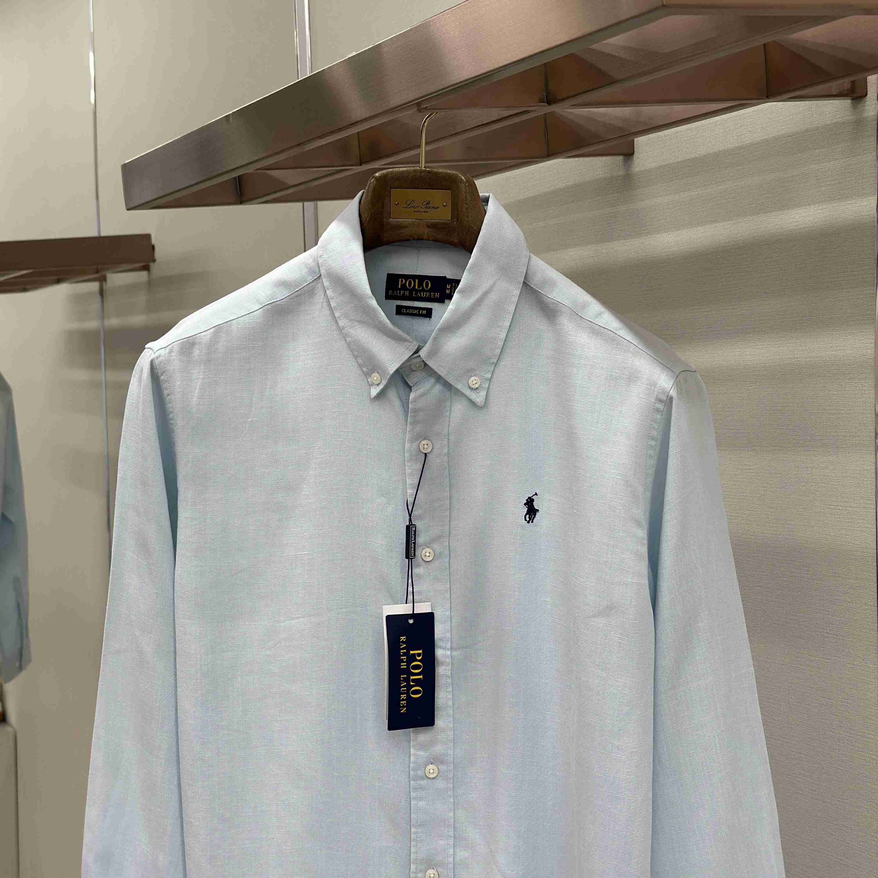  Ralph Lauren Classic Fit Linen Shirt - DesignerGu