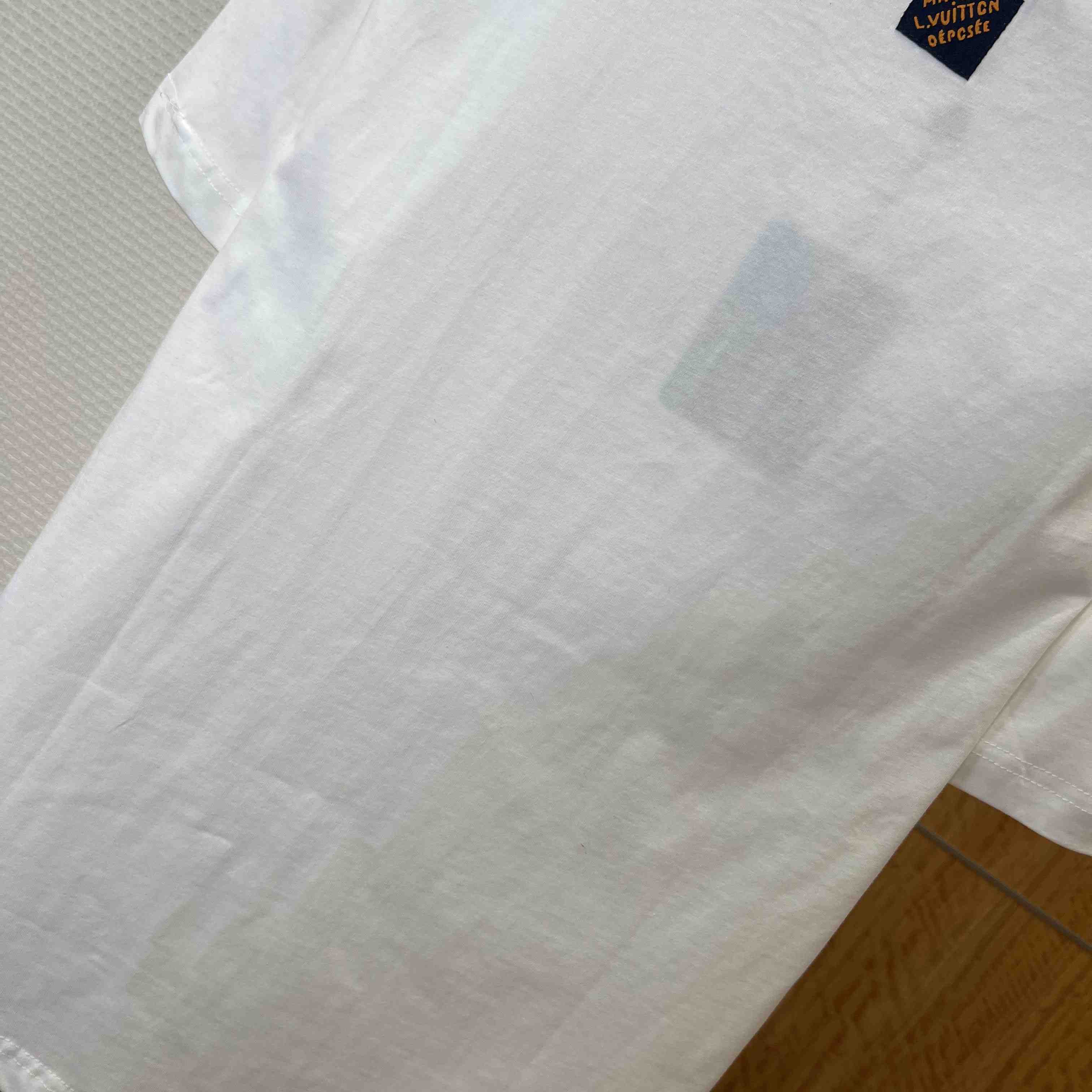 Louis Vuitton Denim Signature Short-Sleeved T-Shirt 1AK7H1 - DesignerGu