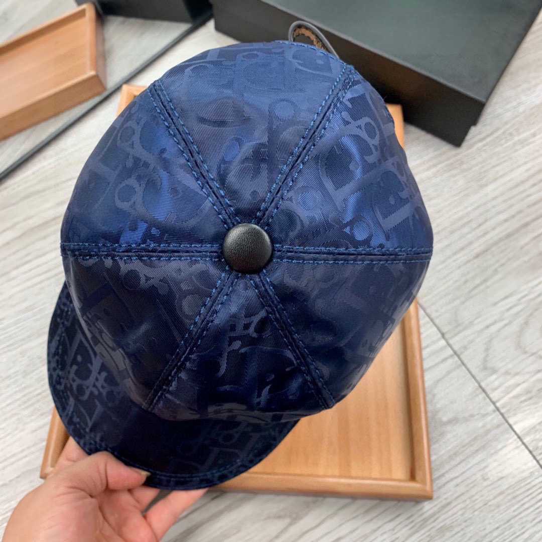 Dior Patterned Baseball Cap - DesignerGu