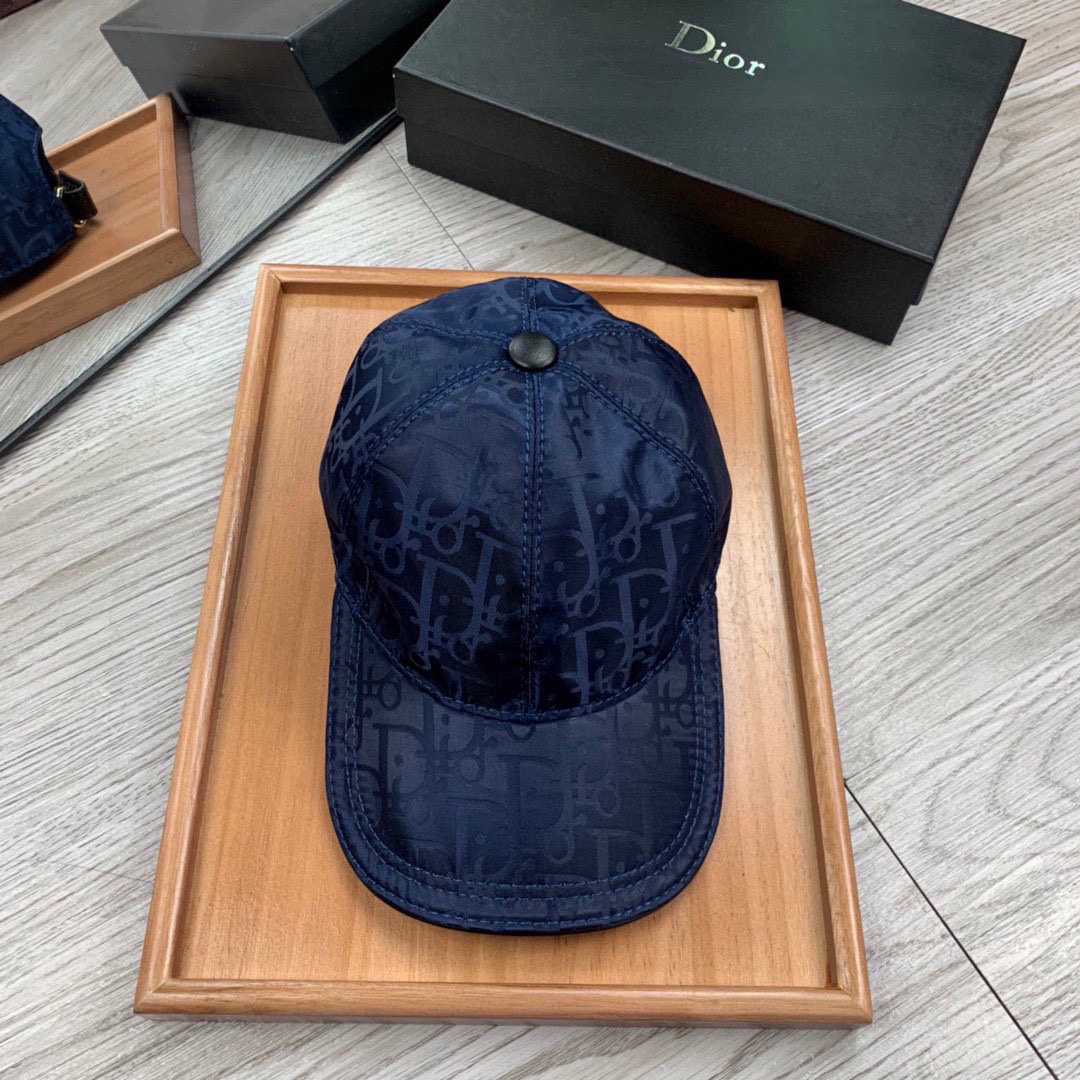 Dior Patterned Baseball Cap - DesignerGu