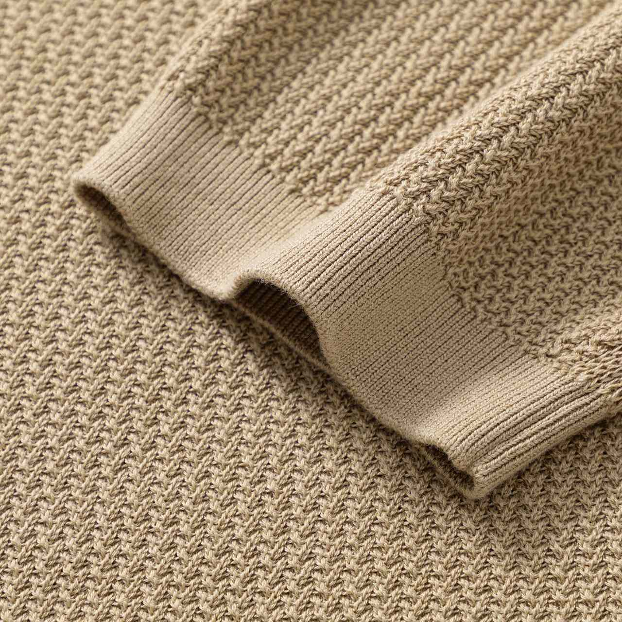 Zegna Premium Cotton Knit Johnny Collar Polo Sweater - DesignerGu