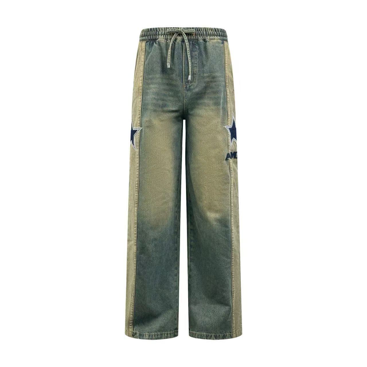Amiri Blue 'AMIRI' Sport Denim Track Pants - DesignerGu