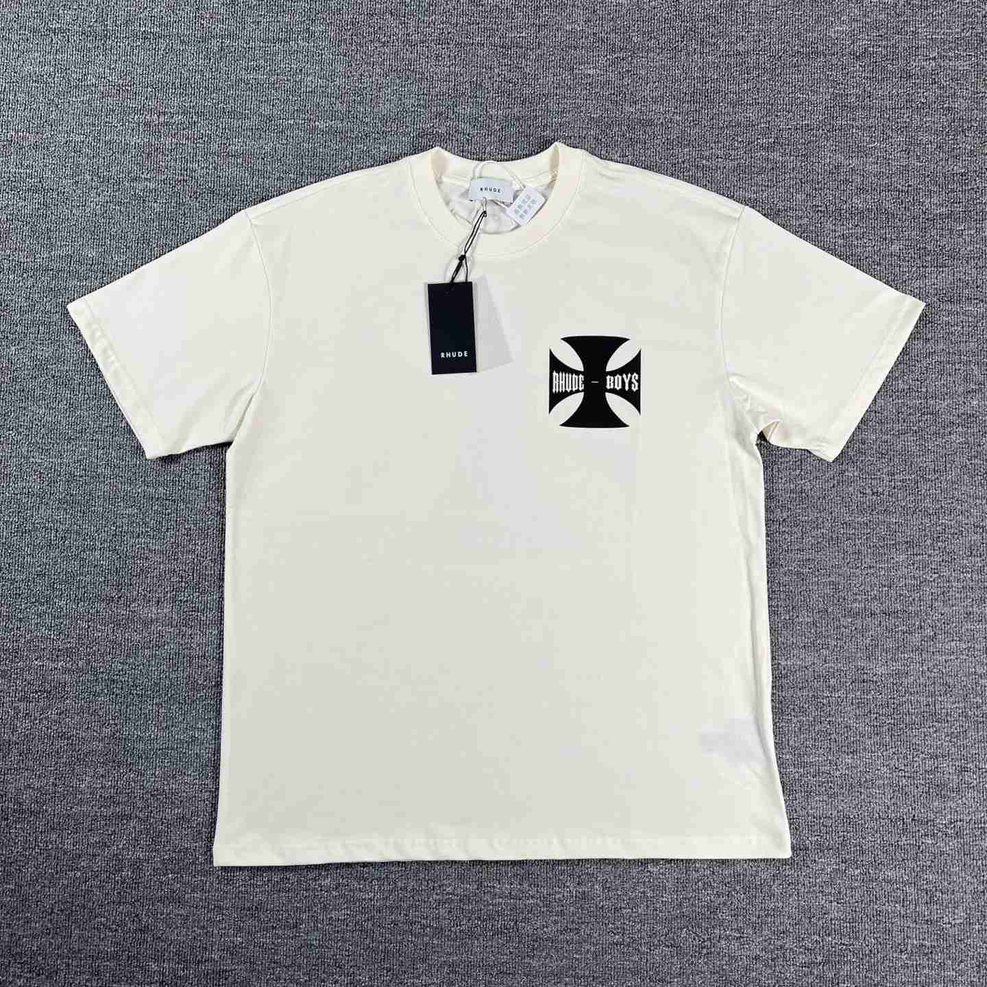 Rhude  Boys Tee  'White'  - DesignerGu
