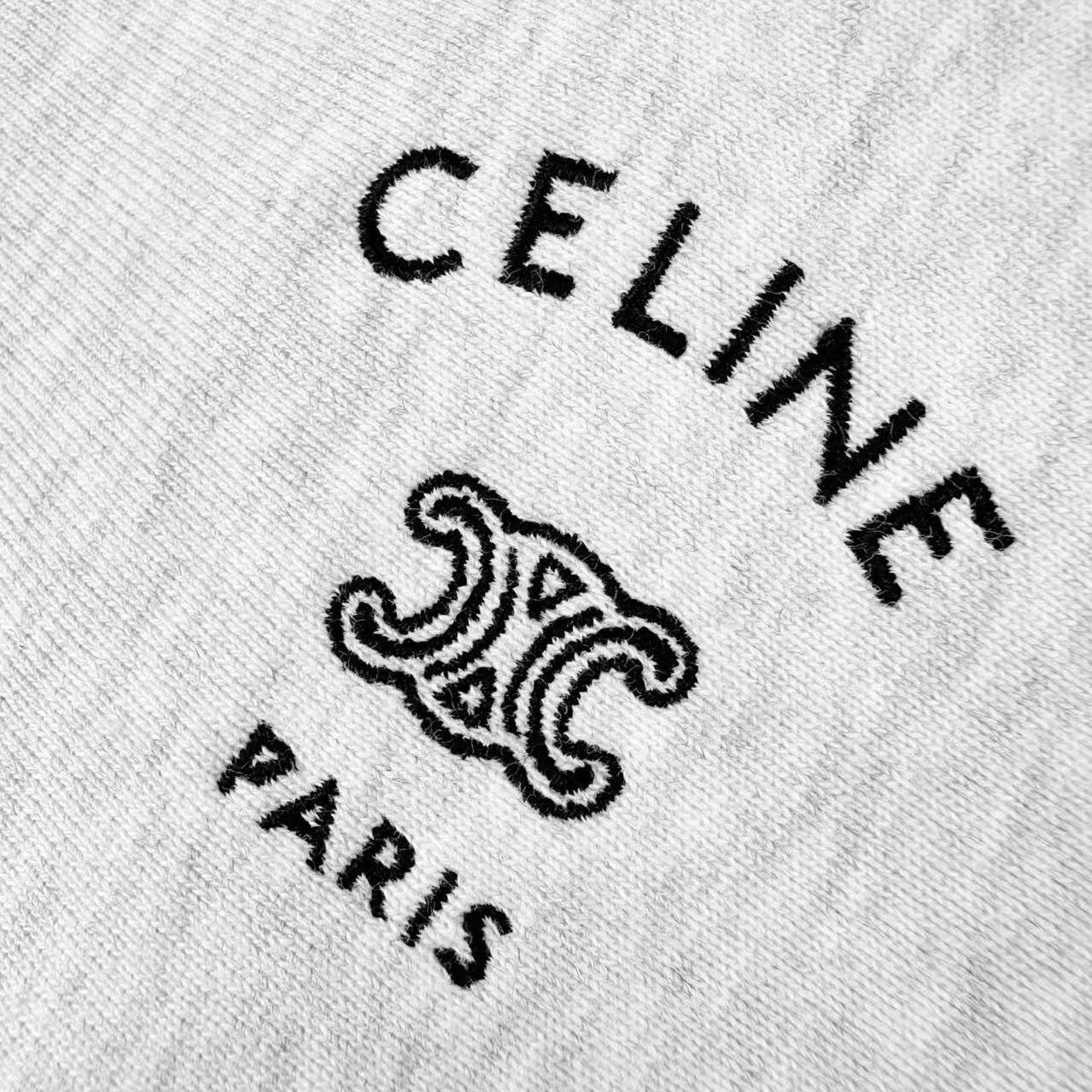 Celine Shorts In Cotton Fleece - DesignerGu