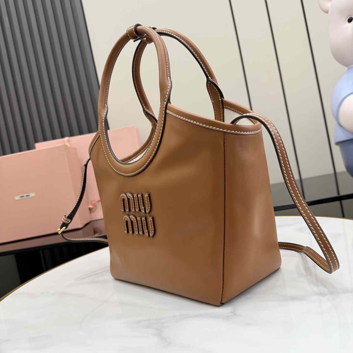 Miu Miu IVY Leather Bag 5BG288 - DesignerGu