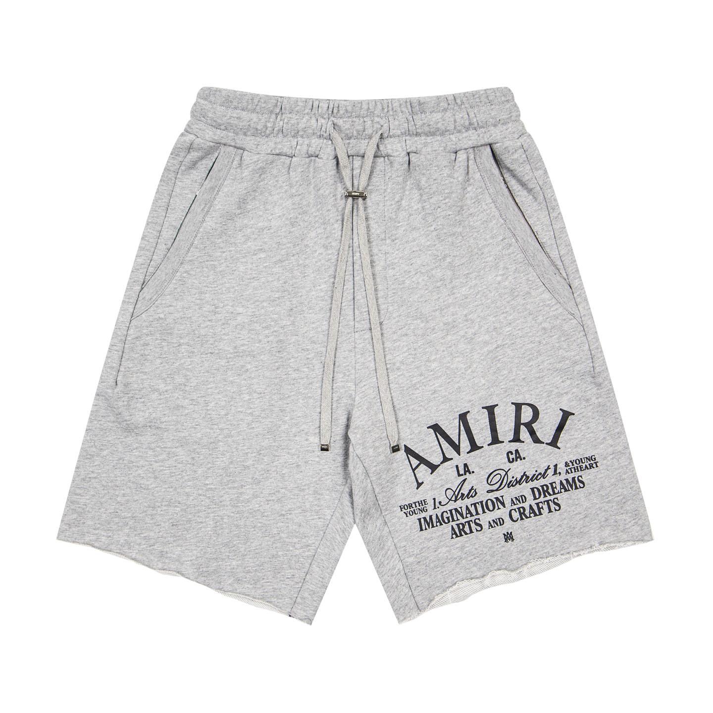 Amiri Arts District Sweatshort 'Gray' - DesignerGu