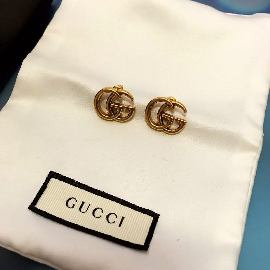 Gucci GG Marmont Stud Earrings - DesignerGu