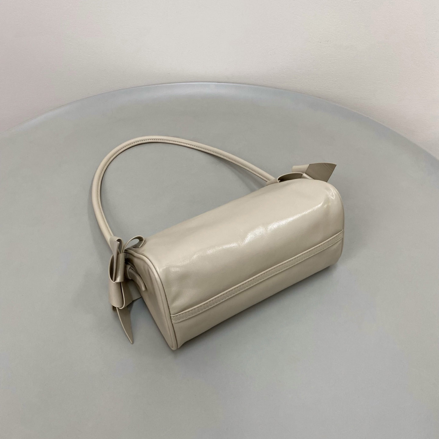 Miu Miu Shiny Leather Pouch - DesignerGu