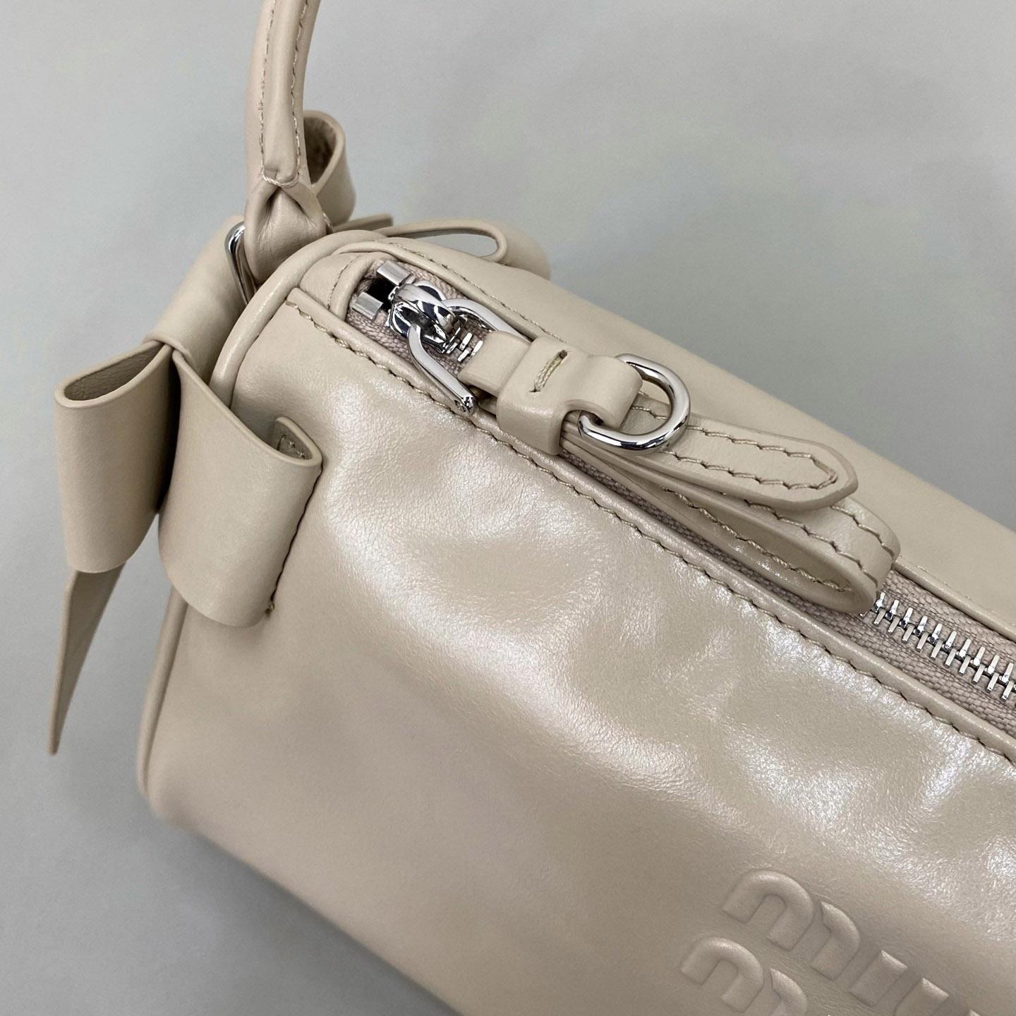 Miu Miu Shiny Leather Pouch - DesignerGu