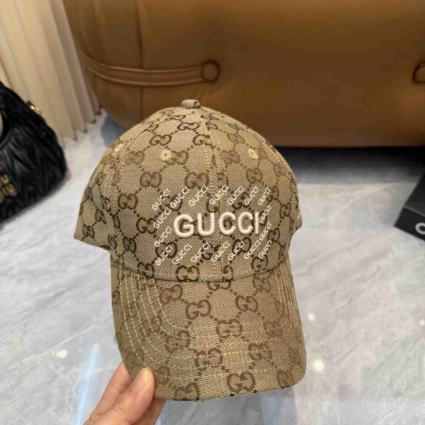 Gucci Cotton Denim Baseball Hat - DesignerGu