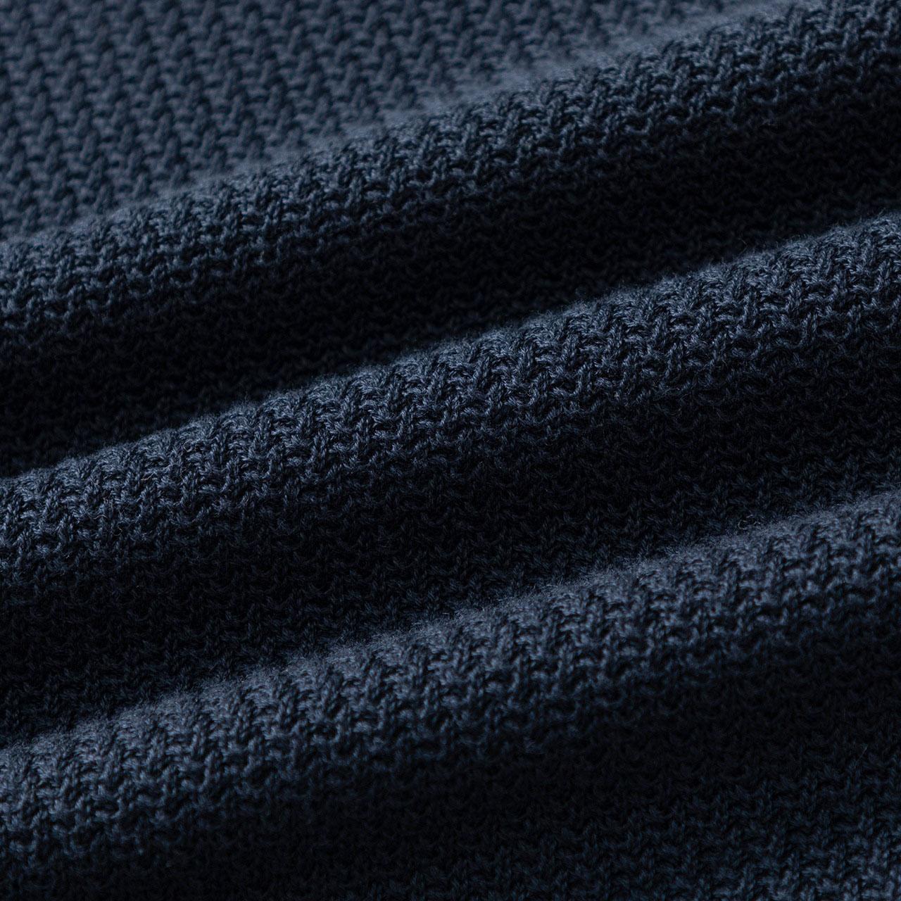 Zegna Premium Cotton Knit Johnny Collar Polo Sweater - DesignerGu