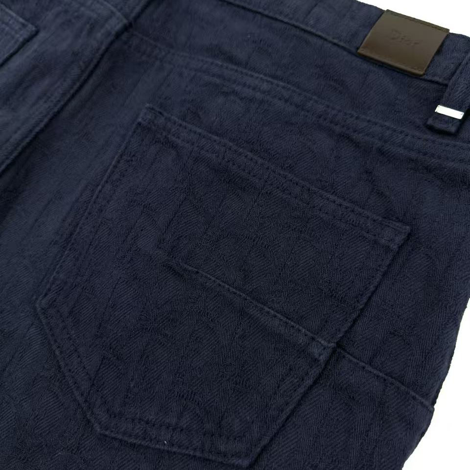 Dior Oblique Long Regular Jeans - DesignerGu