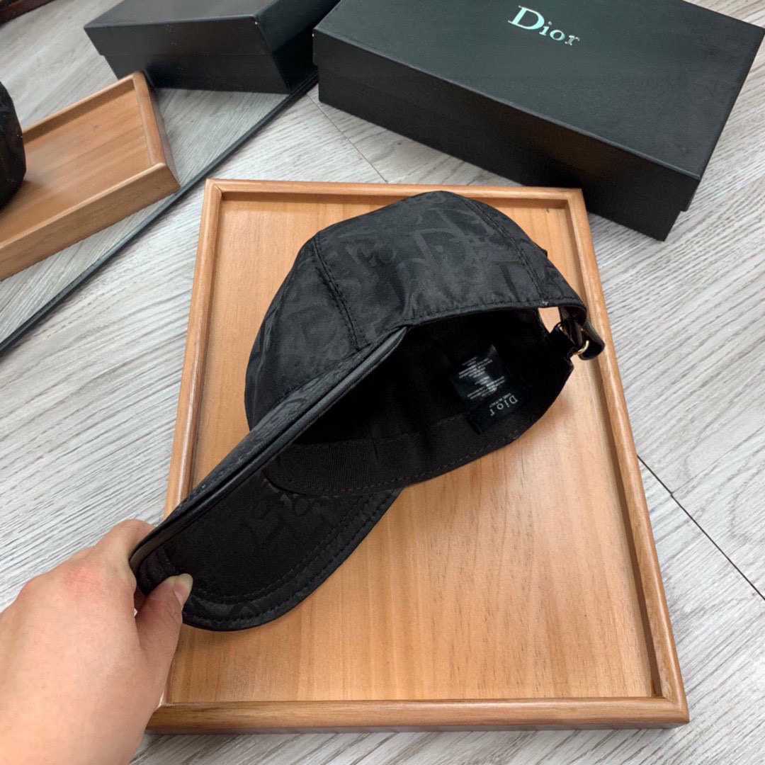Dior Patterned Baseball Cap - DesignerGu